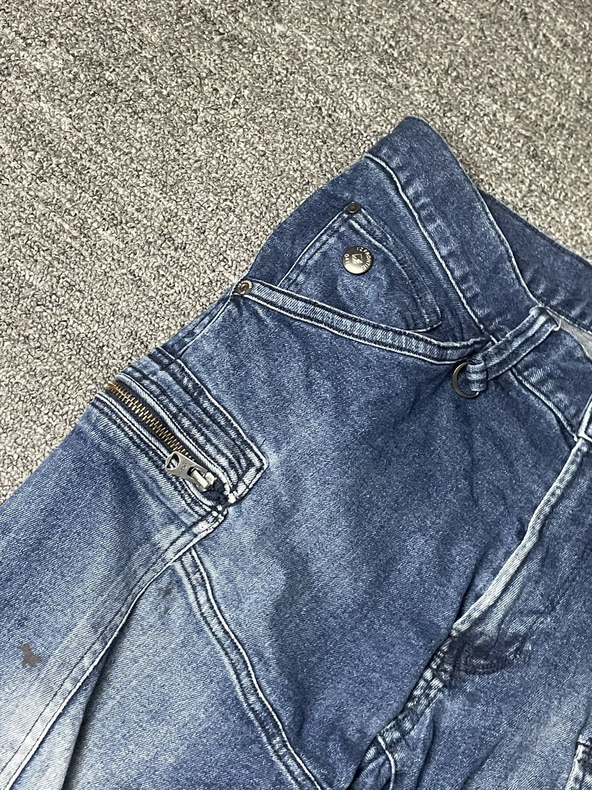 Japanese Brand × Vintage Japanese Brand Frontier Multi pocket Cargo Jeans(83) Size US 32 / EU 48 - 7 Thumbnail