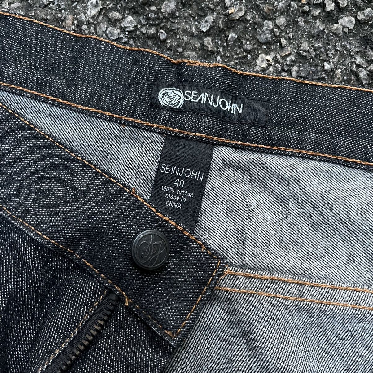 Sean John Y2K Vintage Sean John Embroidery Jeans Faded Black Denim Size US 40 / EU 56 - 8 Thumbnail