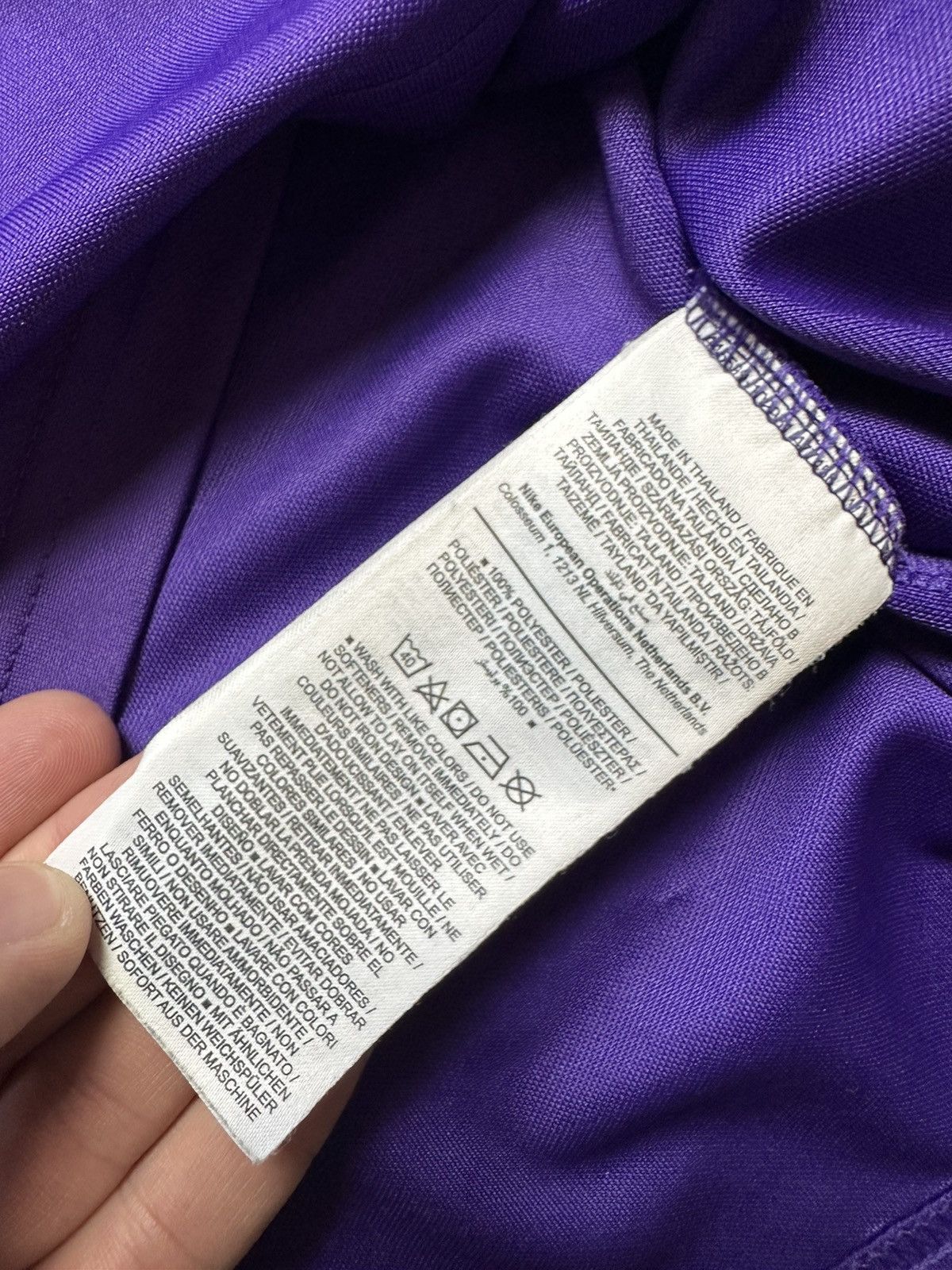 Vintage Vintage Nike Arsenal soccer jersey purple rare away L Size US L / EU 52-54 / 3 - 7 Thumbnail