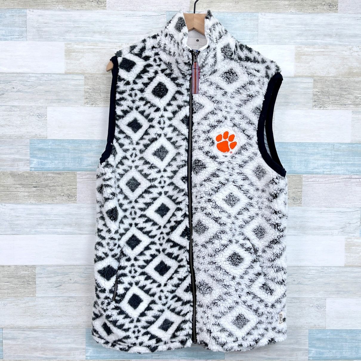 Other Clemson Tigers Tribal Fleece Vest Jacket Womens M Size M / US 6-8 / IT 42-44 - 1 Thumbnail