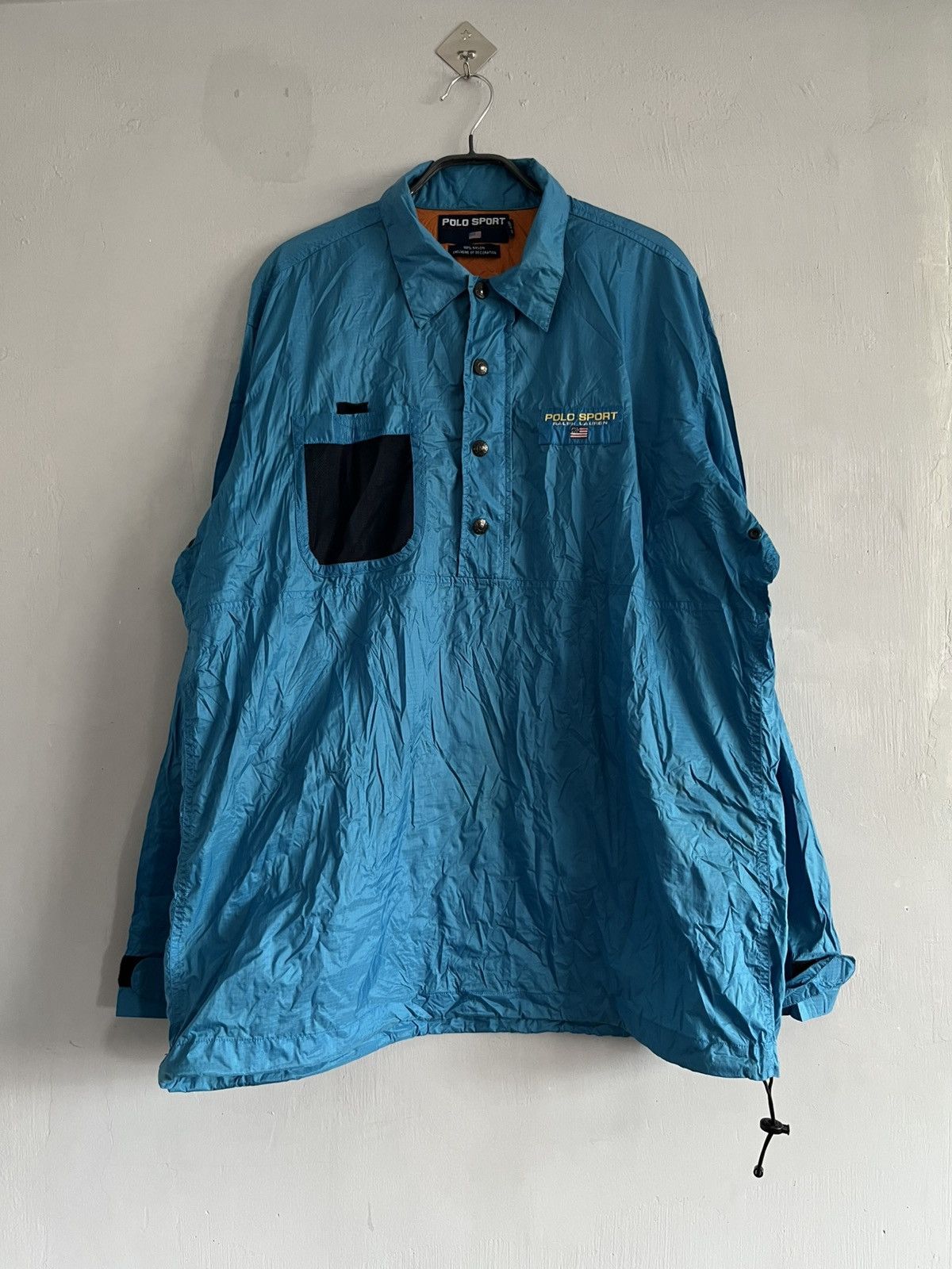 Polo Ralph Lauren Vintage 90s Polo Sport Ralph Lauren Pullover Windbreaker Size US XL / EU 56 / 4 - 1 Thumbnail