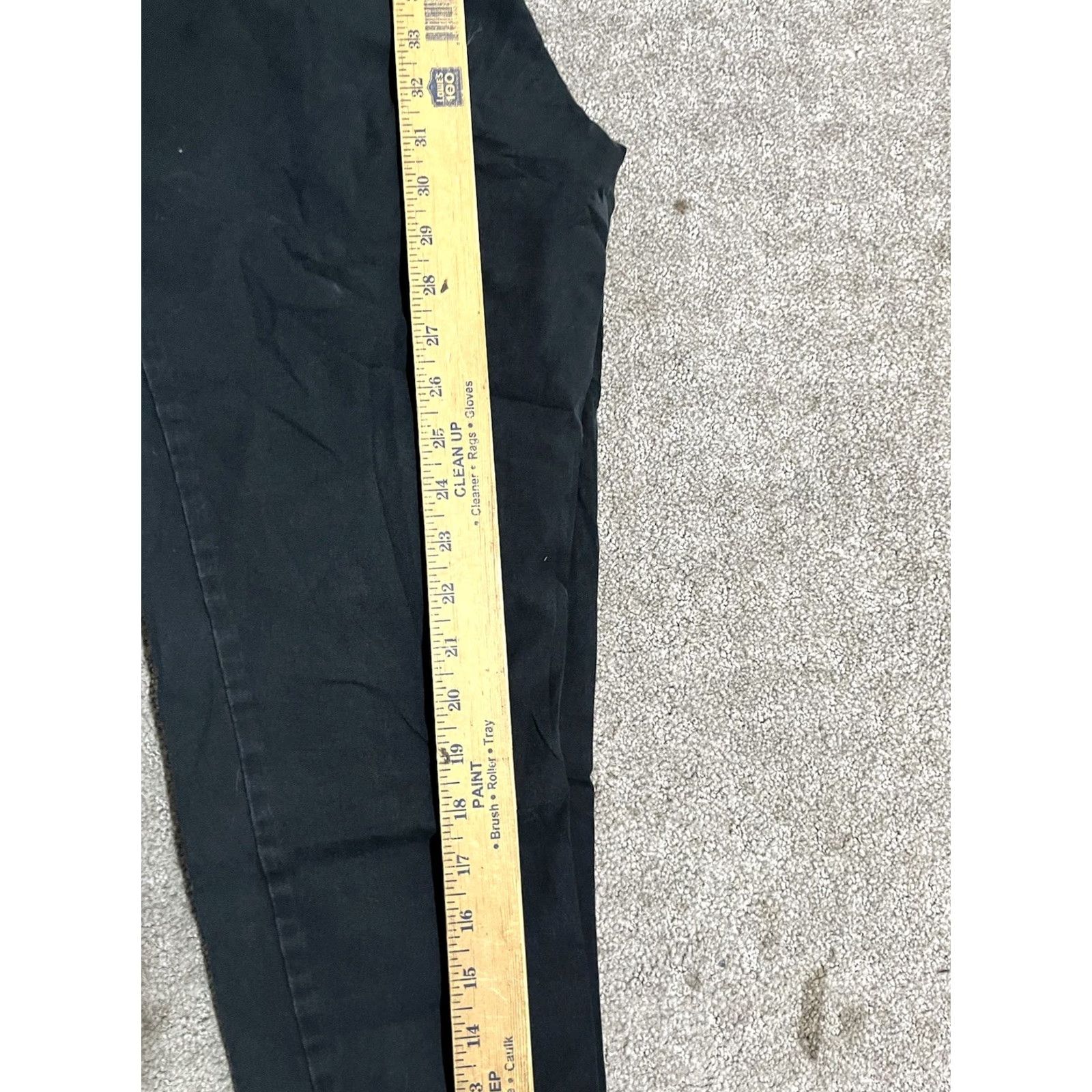 Old Navy Old Navy Black Pixie Skinny High-Rise Ankle Pants Women 8 Tall Solid Slim Crochet? No. Size 30" / US 8 / IT 44 - 6 Thumbnail