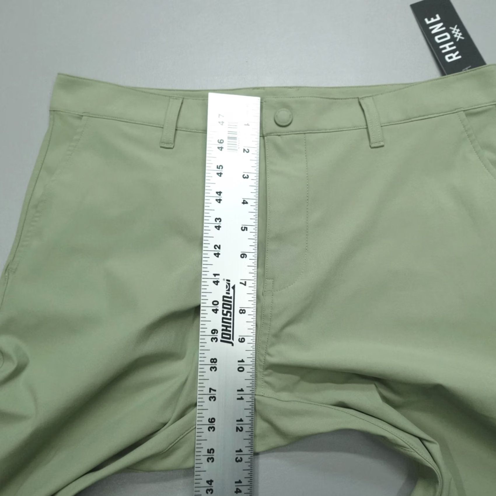 Rhone Rhone Slim Fit 5 Pocket Pants Mens Size 34 Green 33" Inseam Casual Chino Straight Front Button Zip Relaxed Fixes Size US 34 / EU 50 - 7 Thumbnail