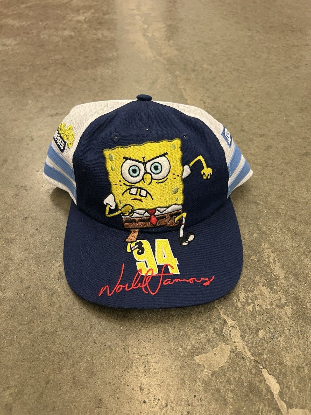 Supreme SpongeBob jeff Hamilton 6-panel Navy Cap Size OS