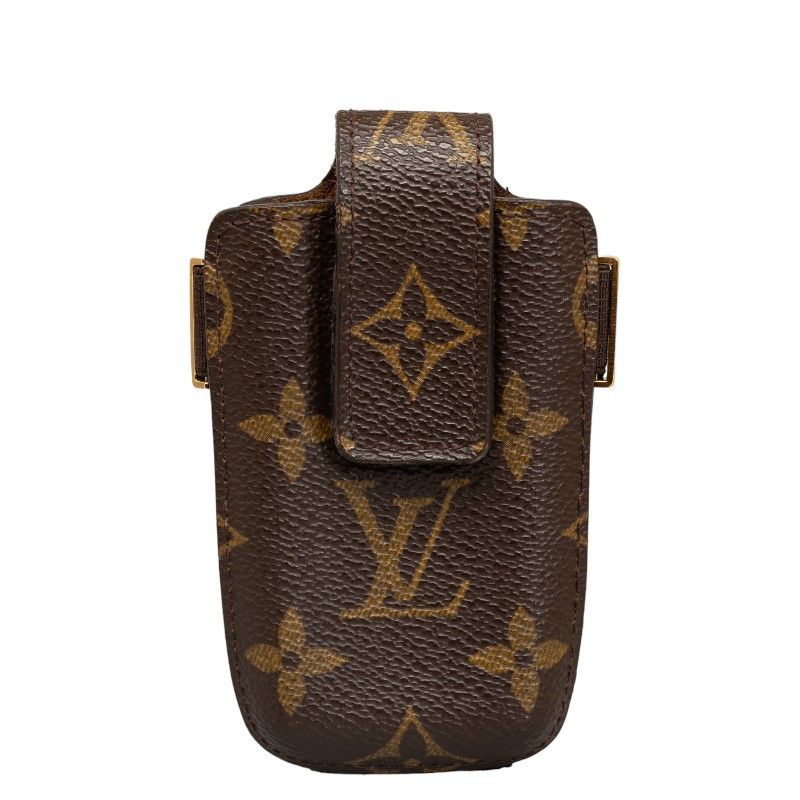 image of Louis Vuitton Monogram Etui Phone Case in Brown, Women's