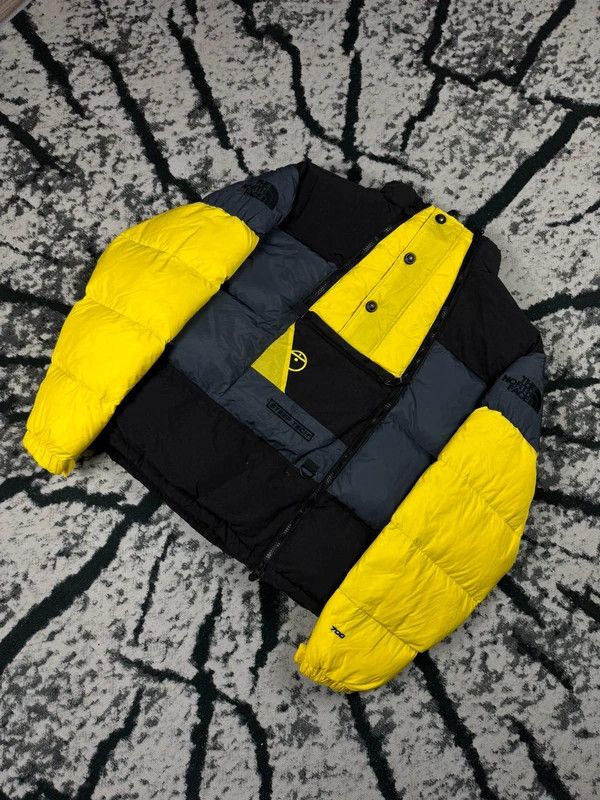 The North Face Nuptse Steep Tech 700 Down Jacket Yellow Black TNF S Size US S / EU 44-46 / 1 - 4 Thumbnail
