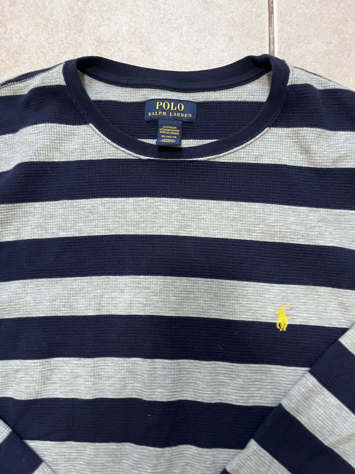 Polo Ralph Lauren Grey and navy blue sweater Size US XL / EU 56 / 4 - 2 Thumbnail