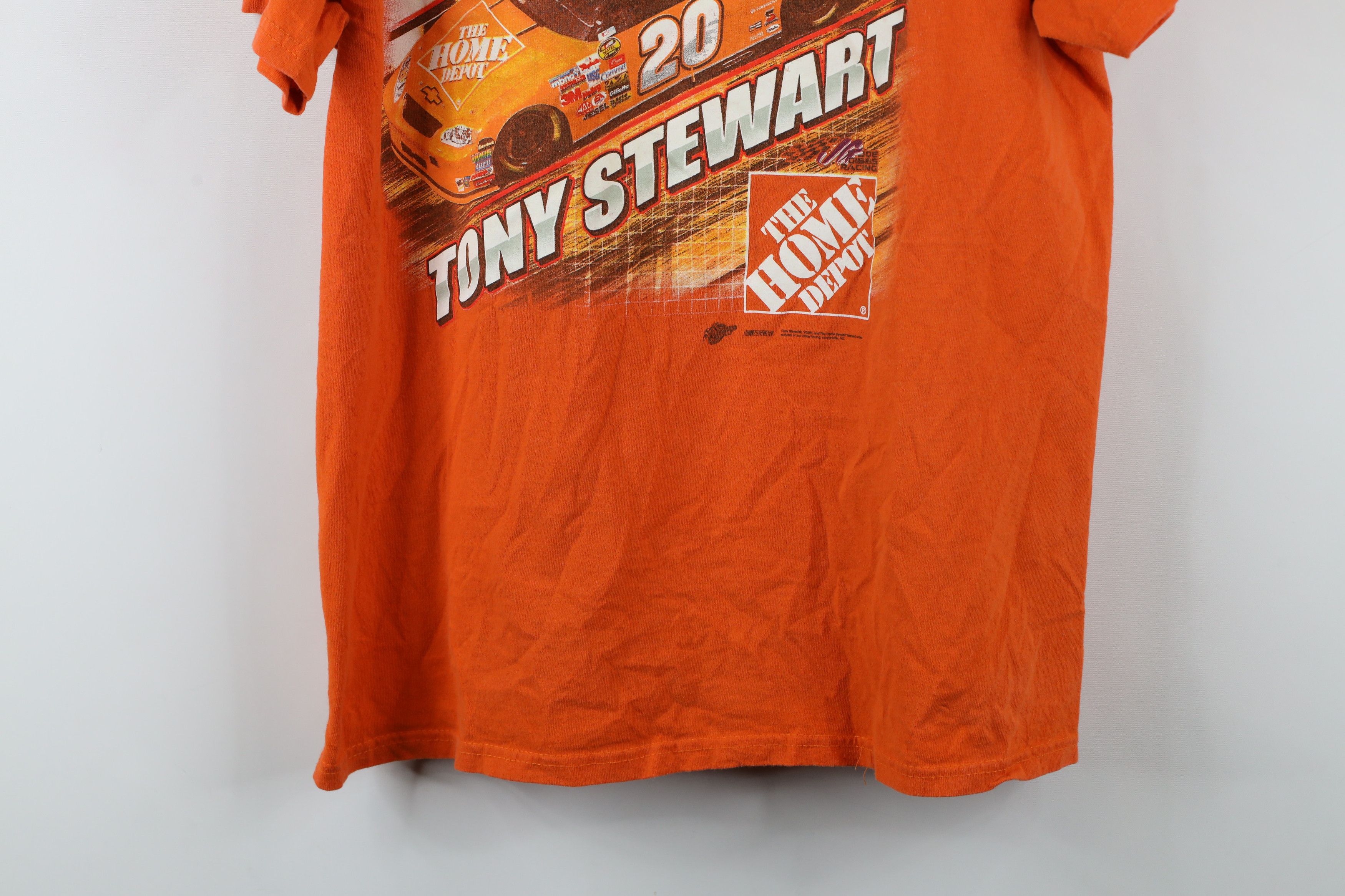 Vintage Vintage Y2K NASCAR Home Depot Tony Stewart Racing T-Shirt Size US M / EU 48-50 / 2 - 13 Thumbnail