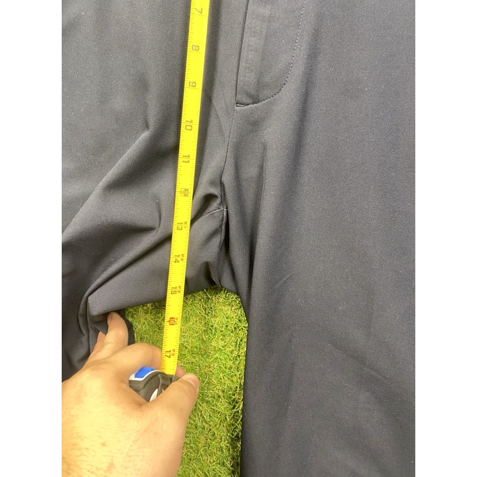 Footjoy FootJoy Mens Pants 38x32 Chino Straight Fit Blue Polyester Stretch Pockets Casual Golf Sh Pants Size US 38 / EU 54 - 5 Thumbnail