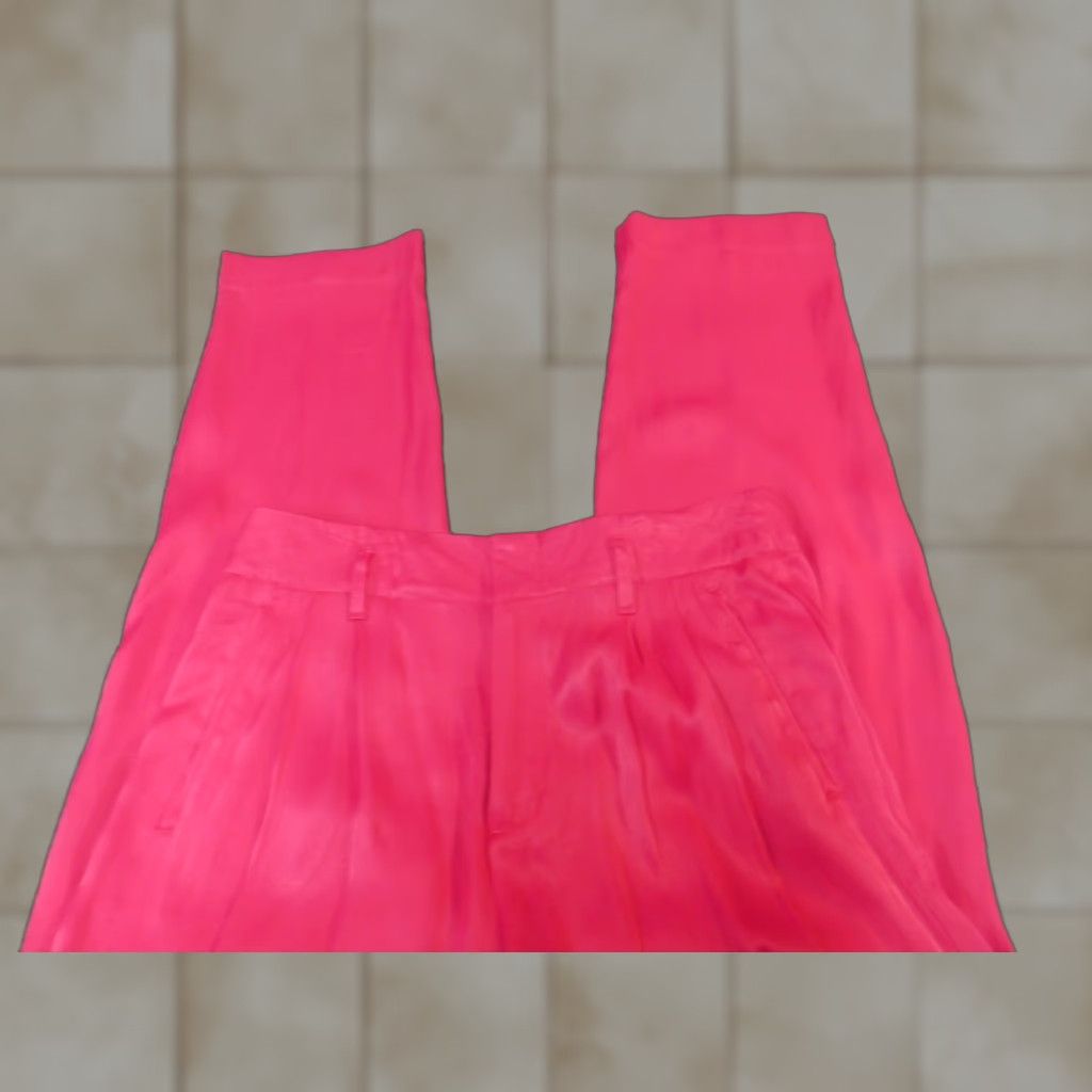Gap Gap Dress Pants Straight Pink 8 Womens Regular Waist 29 Inseam 25 Cotton Knit Pockets Wrinkle Resistant Clearance Size 30" / US 8 / IT 44 - 1 Thumbnail
