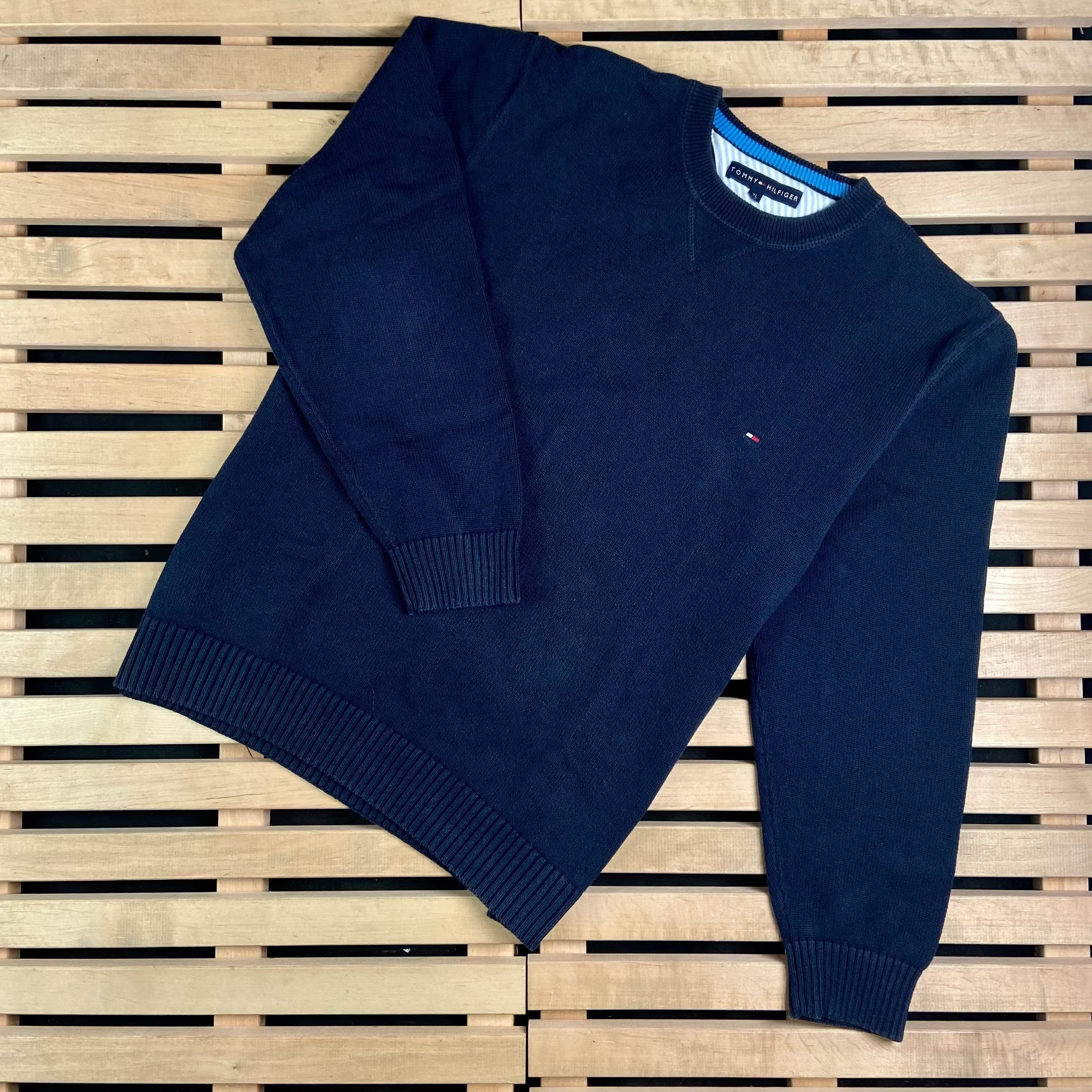 Tommy Hilfiger × Vintage Mens Sweater Tommy Hilfiger Vintage Size XL Size US XL / EU 56 / 4 - 1 Thumbnail