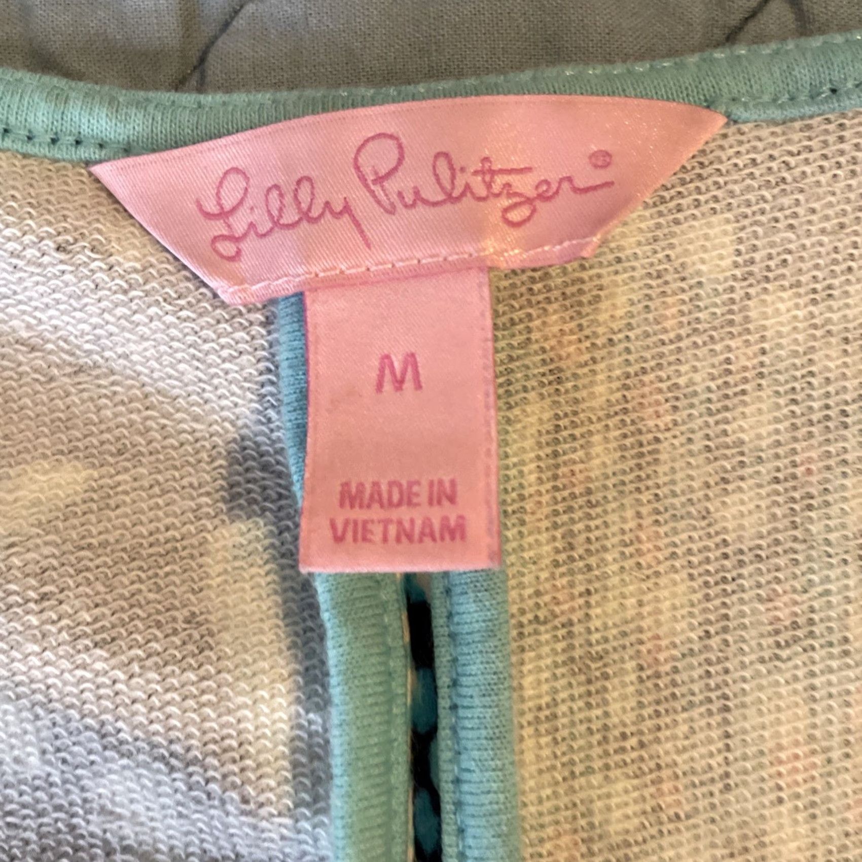 Lilly Pulitzer Lilly Pulitzer Dress Women M Blue Clarke Good Reef V-Neck Pullover Preppy Size M / US 6-8 / IT 42-44 - 4 Thumbnail