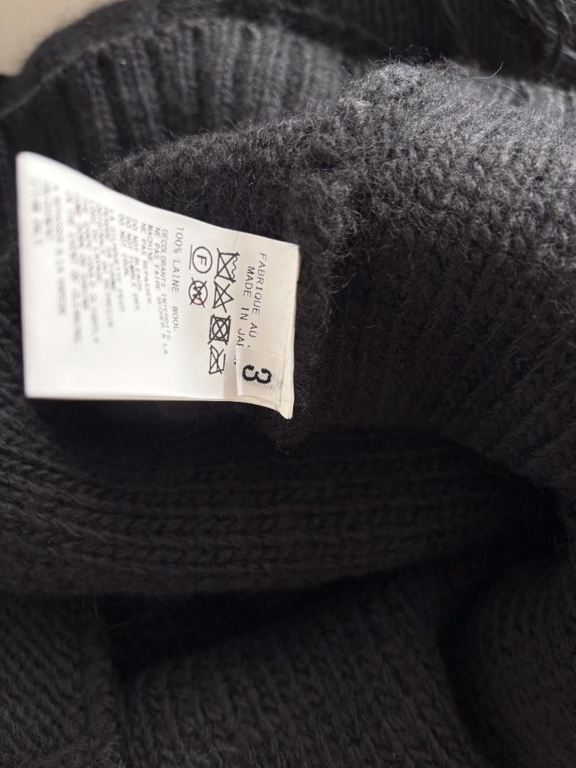 Yohji Yamamoto yohji yamamoto POUR HOMME STRIPE SWITCHING ROUND NECK Size US L / EU 52-54 / 3 - 6 Thumbnail