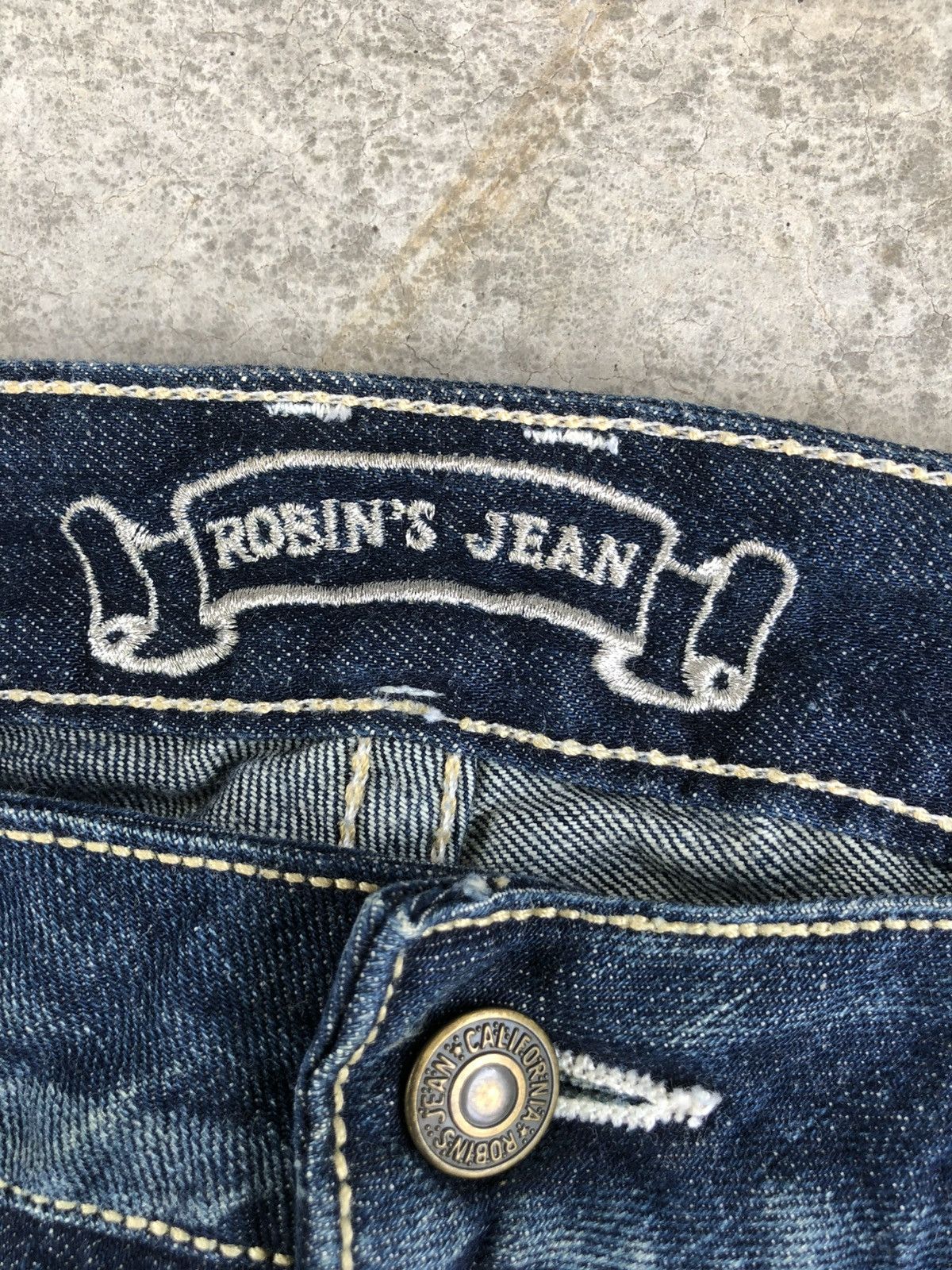 Robins Jeans Robins Jeans Flared Jeans Distressed Jeans Size US 31 - 19 Thumbnail