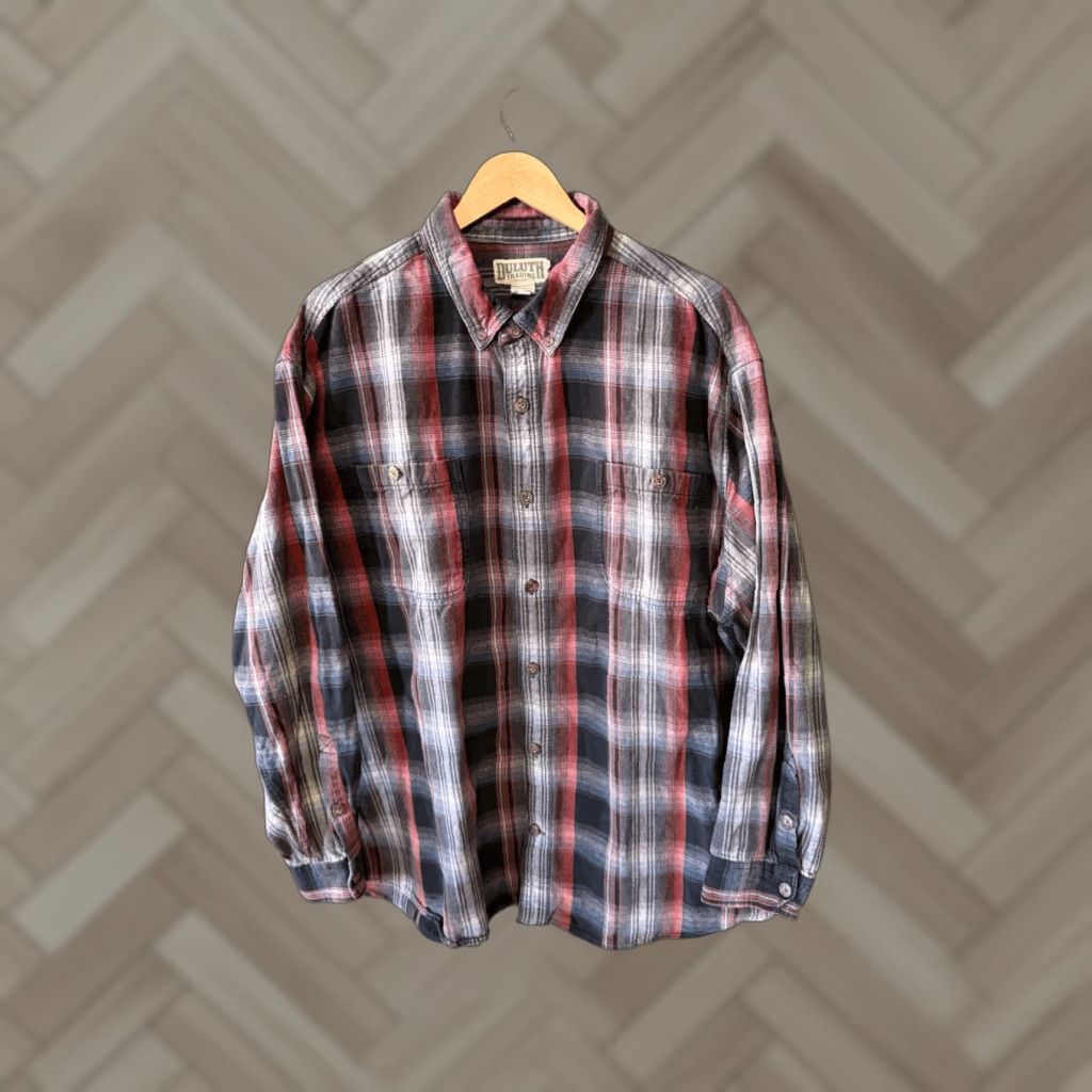 Vintage VINTAGE Duluth Mens Red Checkered Long Sleeve Button Up Shirt 3XL Red Mens Shirt 3XL Size US XXL / EU 58 / 5 - 1 Thumbnail