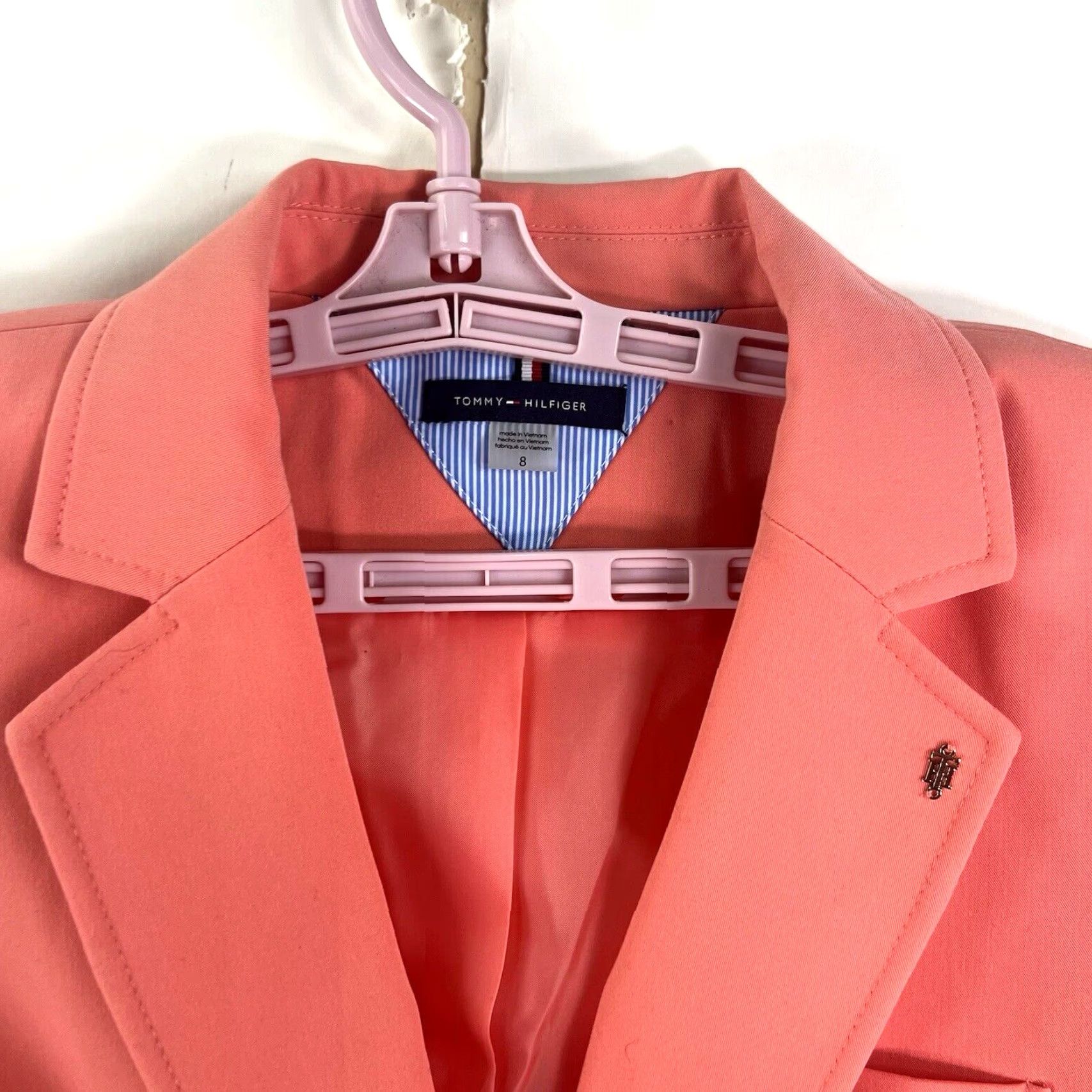 Tommy Hilfiger Tommy Hifiger Blazzer Womens Size 8 Peach NWT Size M / US 6-8 / IT 42-44 - 3 Thumbnail