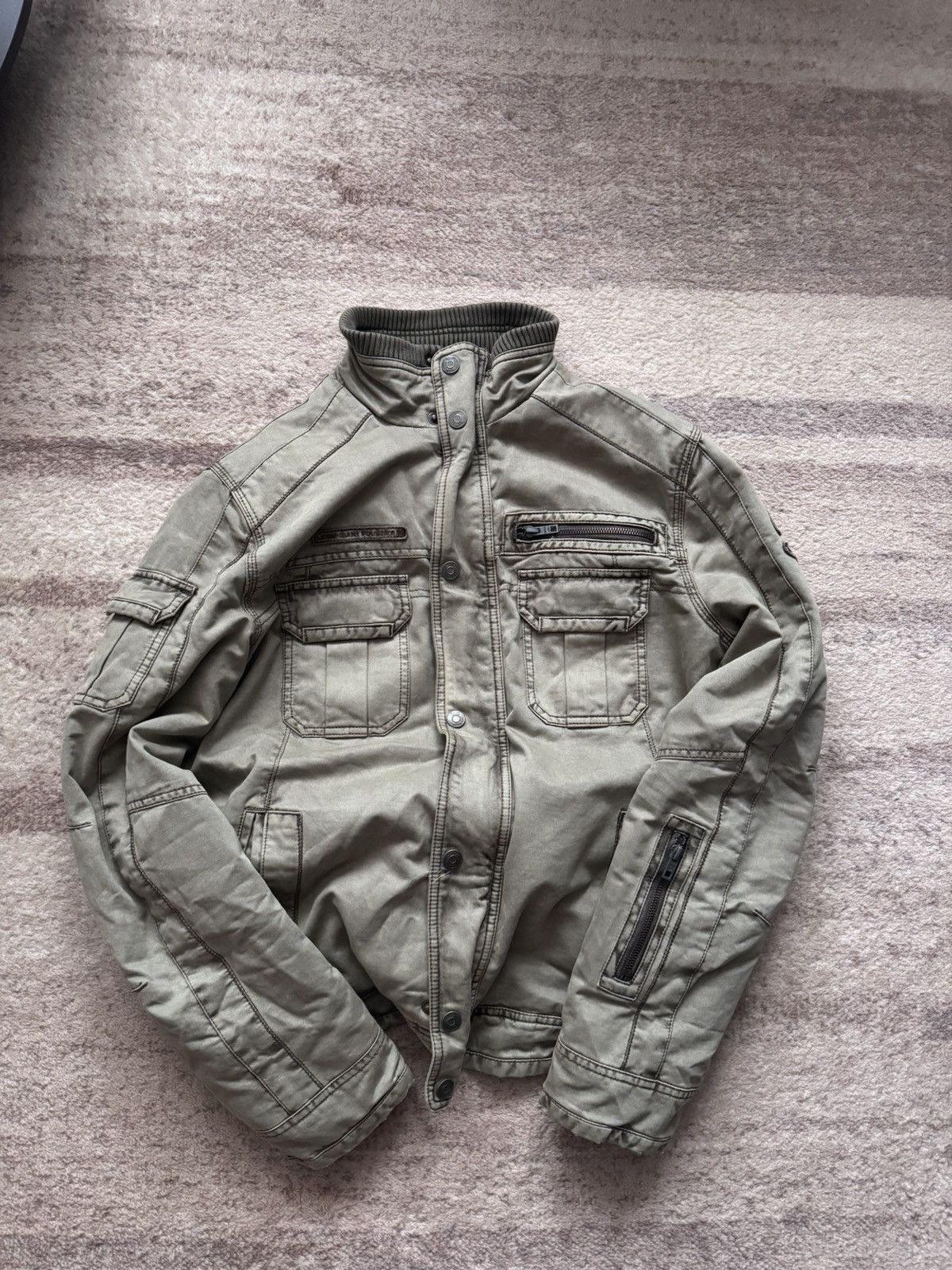 Vintage Vintage pilot jacket grunge y2k boxy L zip up tech wear Size US L / EU 52-54 / 3 - 1 Thumbnail