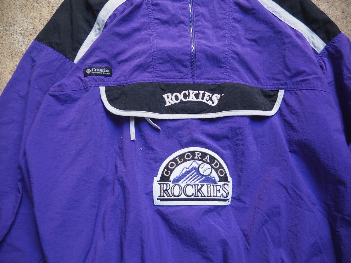 Columbia Columbia Colorado Rockies MLB quarter-zip anorak windbreaker Size US M / EU 48-50 / 2 - 4 Thumbnail