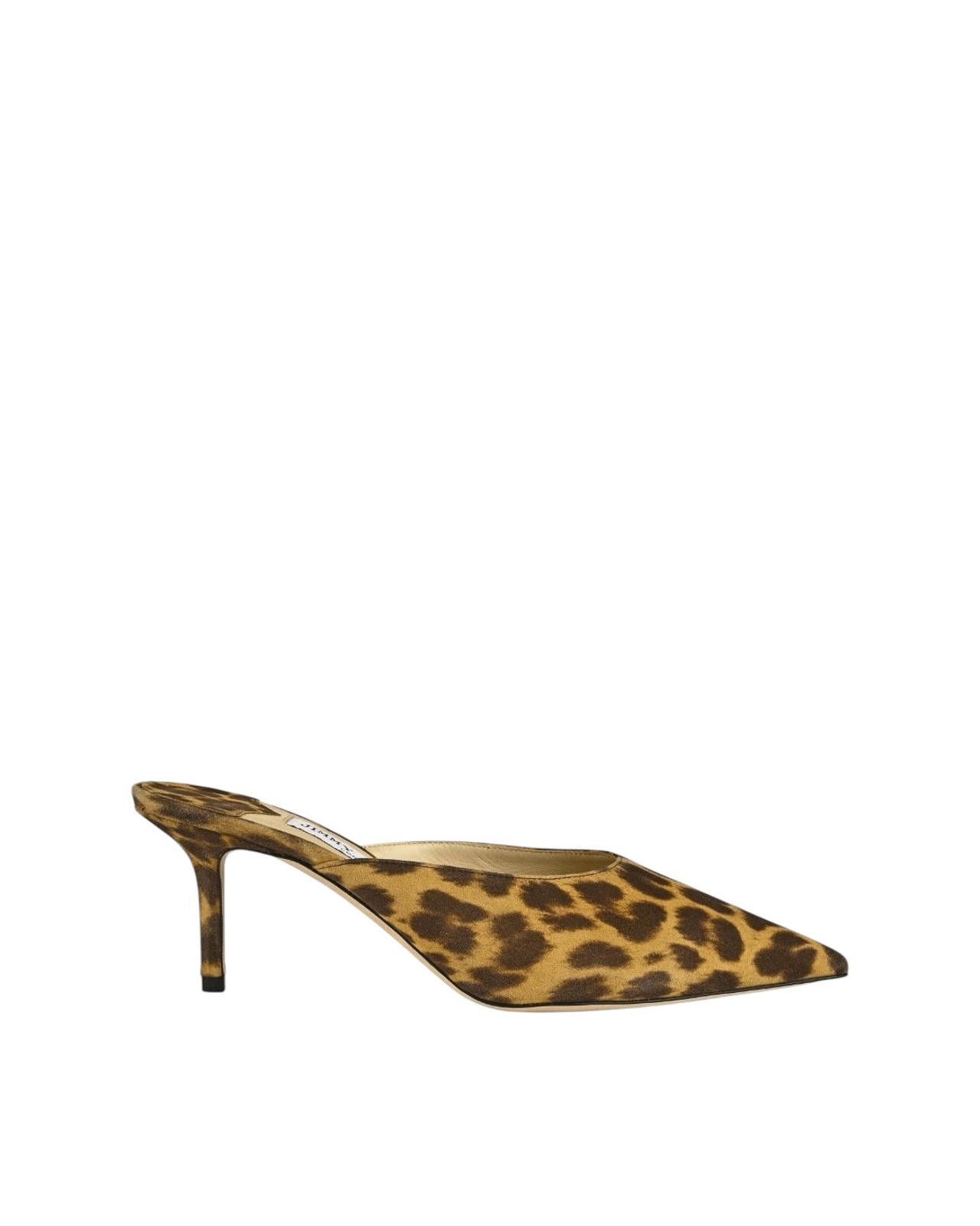 Jimmy Choo Jimmy Choo RAV 65 Leopard Mules Size US 7.5 / IT 37.5 - 2 Thumbnail