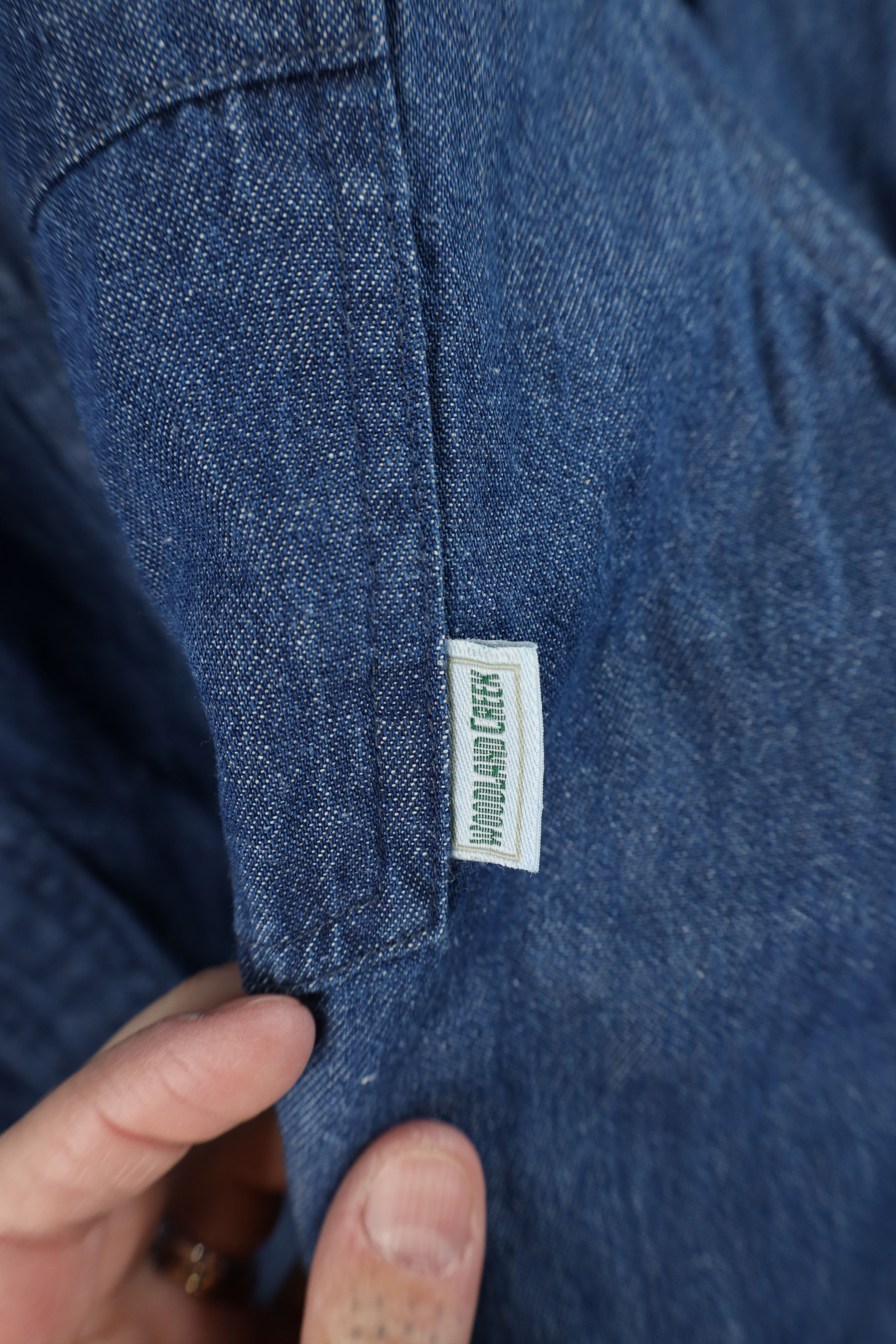Vintage Vintage 90s Streetwear Denim Jean Button Down Shirt Blue Size US XL / EU 56 / 4 - 4 Thumbnail
