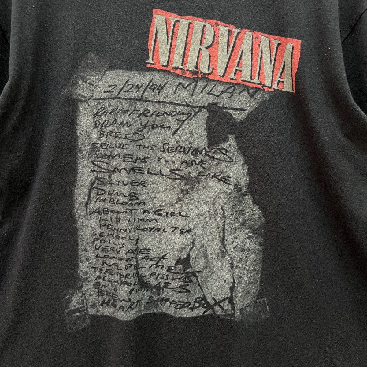 Band Tees Vintage T-shirt Nirvana Tour Band Grunge Kurt Cobain Size US L / EU 52-54 / 3 - 2 Thumbnail