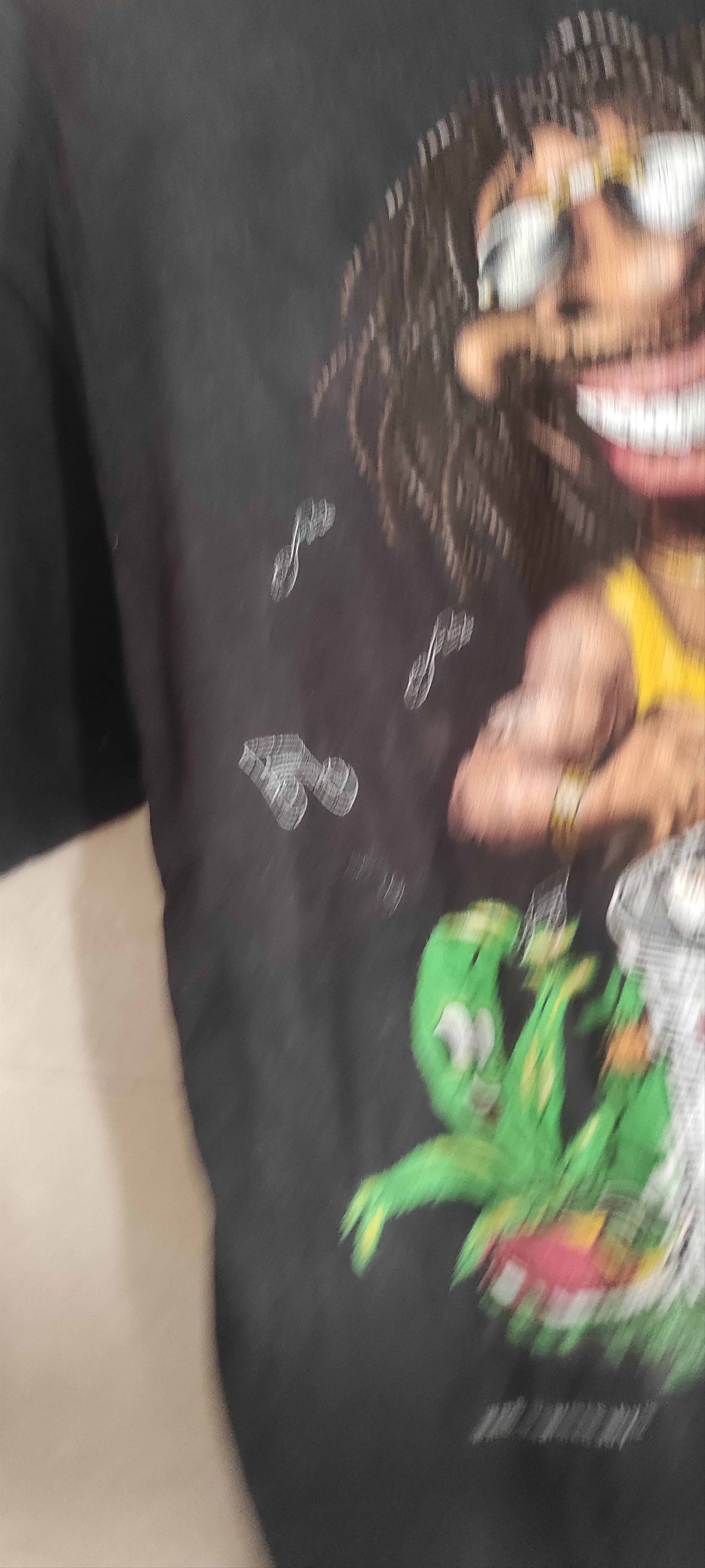 Vintage Vintage 90s Wear Me Baby Rasta Peace Parody tee Shirt Size US M / EU 48-50 / 2 - 5 Thumbnail