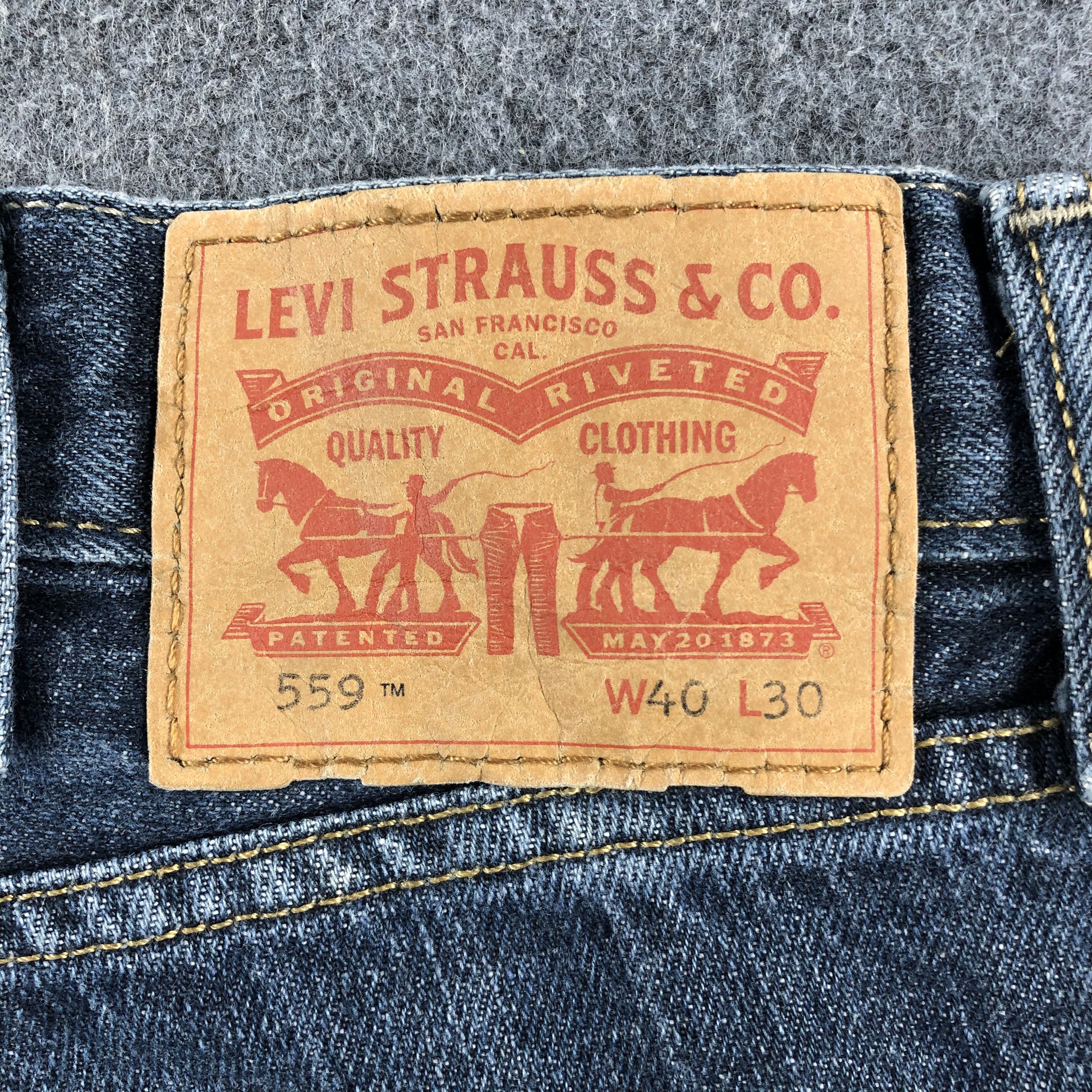 Levi's Vintage Blue Wash Levis 559 Jeans-J2661 Size US 42 / EU 58 - 5 Thumbnail