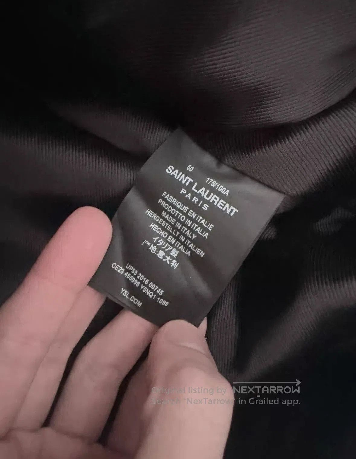 Saint Laurent Paris saint laurent paris leather jacket wxx. Size US M / EU 48-50 / 2 - 5 Thumbnail