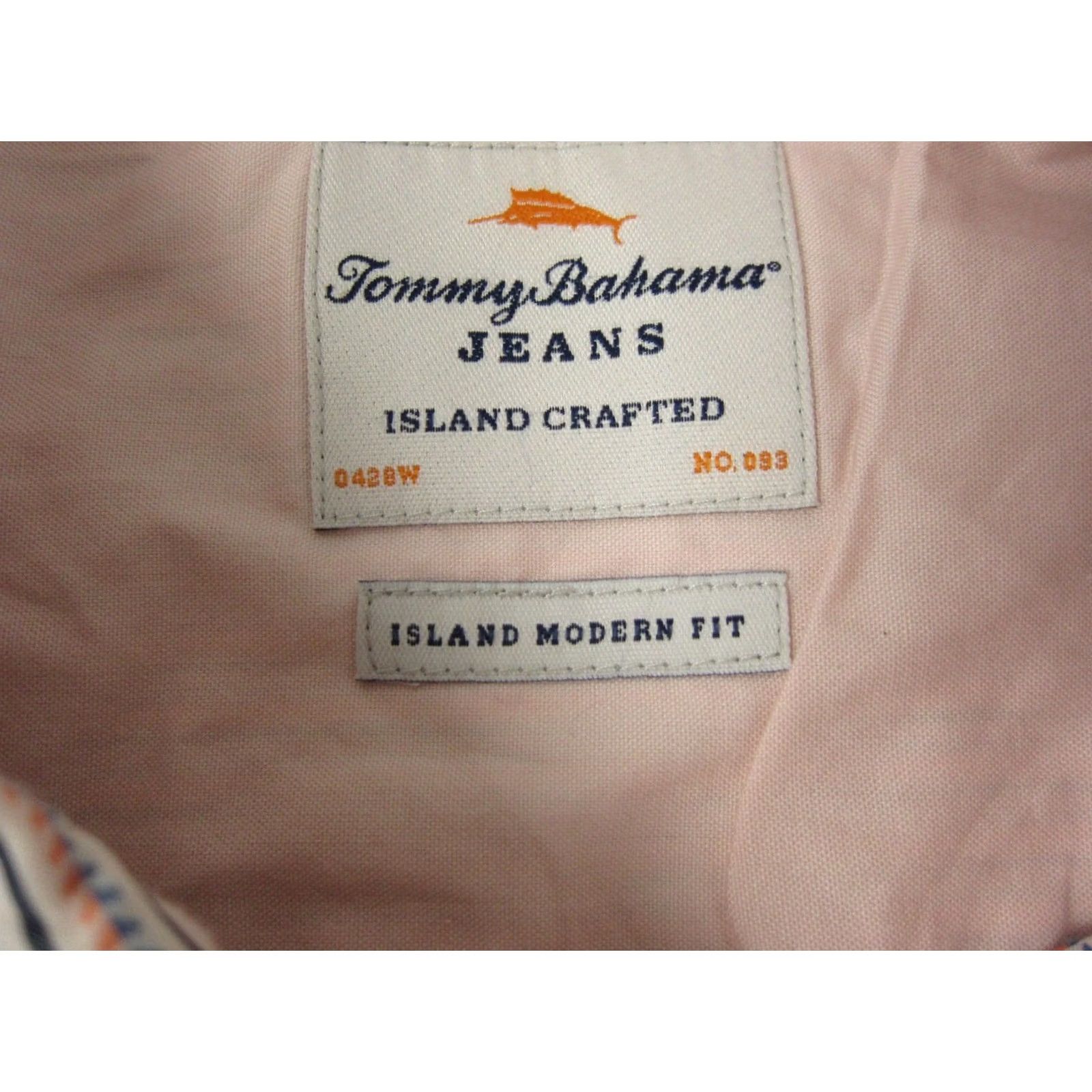 Tommy Bahama Tommy Bahama Shirt Adult Large L Pink Island Modern Fit Geometric Mens Size US L / EU 52-54 / 3 - 5 Thumbnail