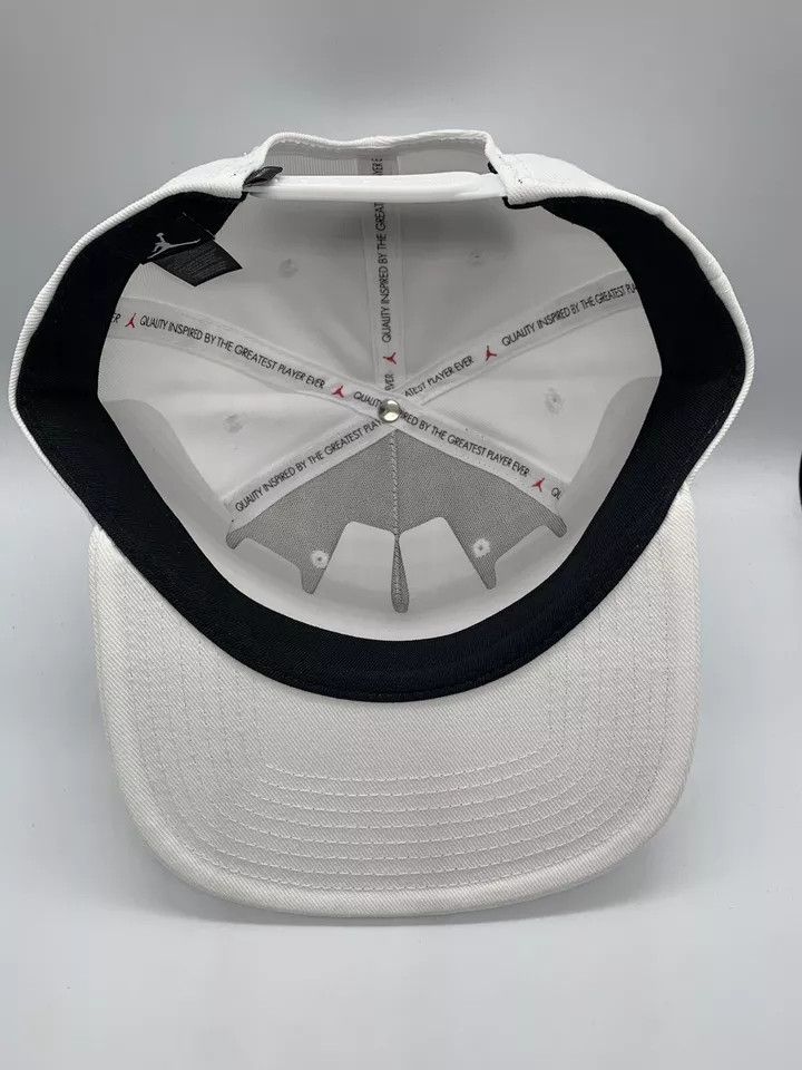 Jordan Trophy Room Logo White Gold Jumpman Hat Snapback Cap