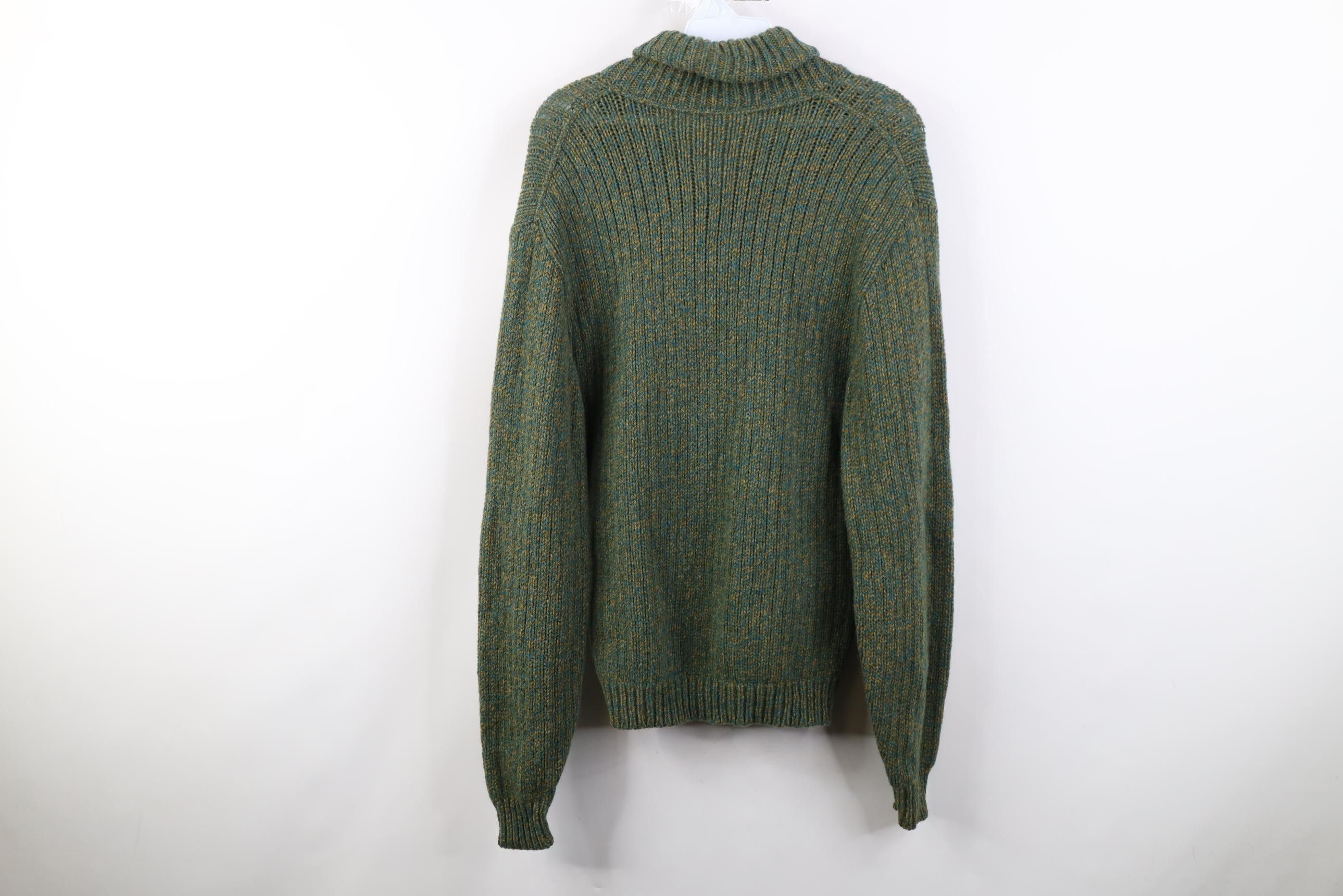 Vintage Vintage 50s 60s Streetwear Knit Shawl Sweater Flecked USA Size US S / EU 44-46 / 1 - 7 Thumbnail