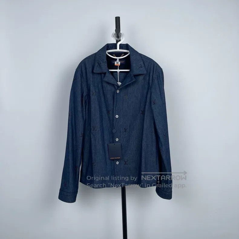 Louis Vuitton Louis Vuitton 25SS blue shirt Size US S / EU 44-46 / 1 - 1 Thumbnail