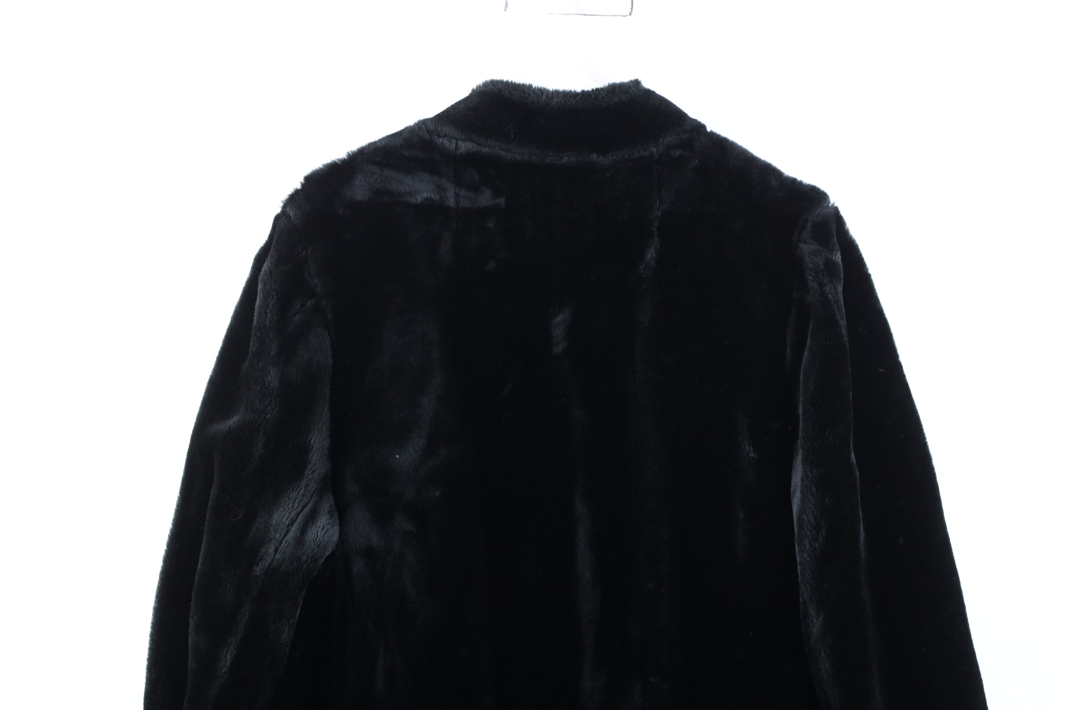 Vintage Vintage 80s 90s Streetwear Faux Fur Jacket Coat Black USA Size XL / US 12-14 / IT 48-50 - 14 Thumbnail