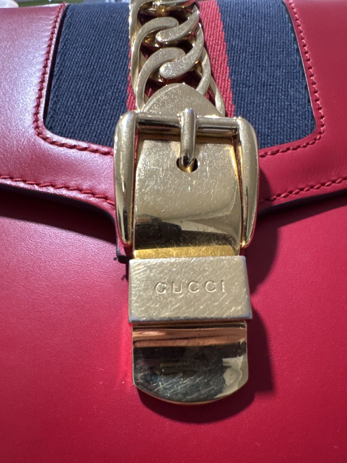 Gucci Guccie Sylvie Size ONE SIZE - 15 Thumbnail
