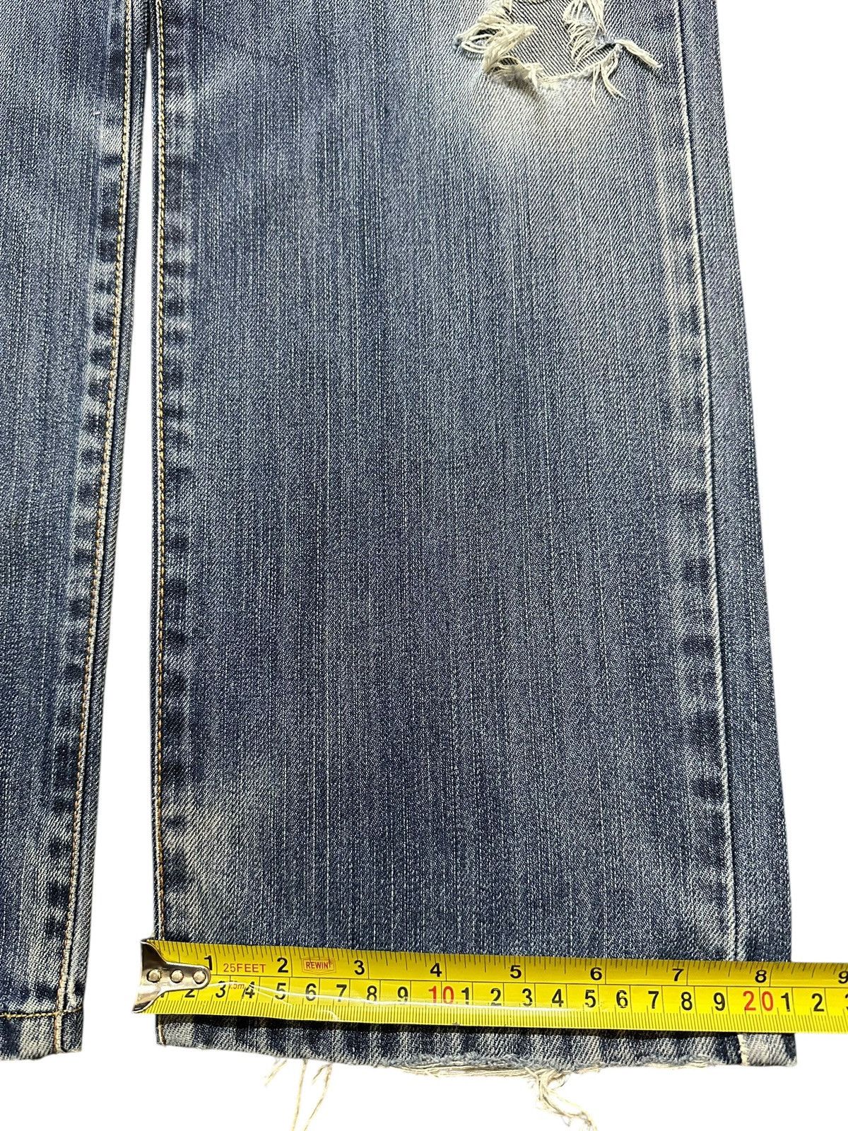Edwin Vintage Edwin 404 Faded Wash Distressed Style Loose Jeans Size US 31 - 17 Thumbnail