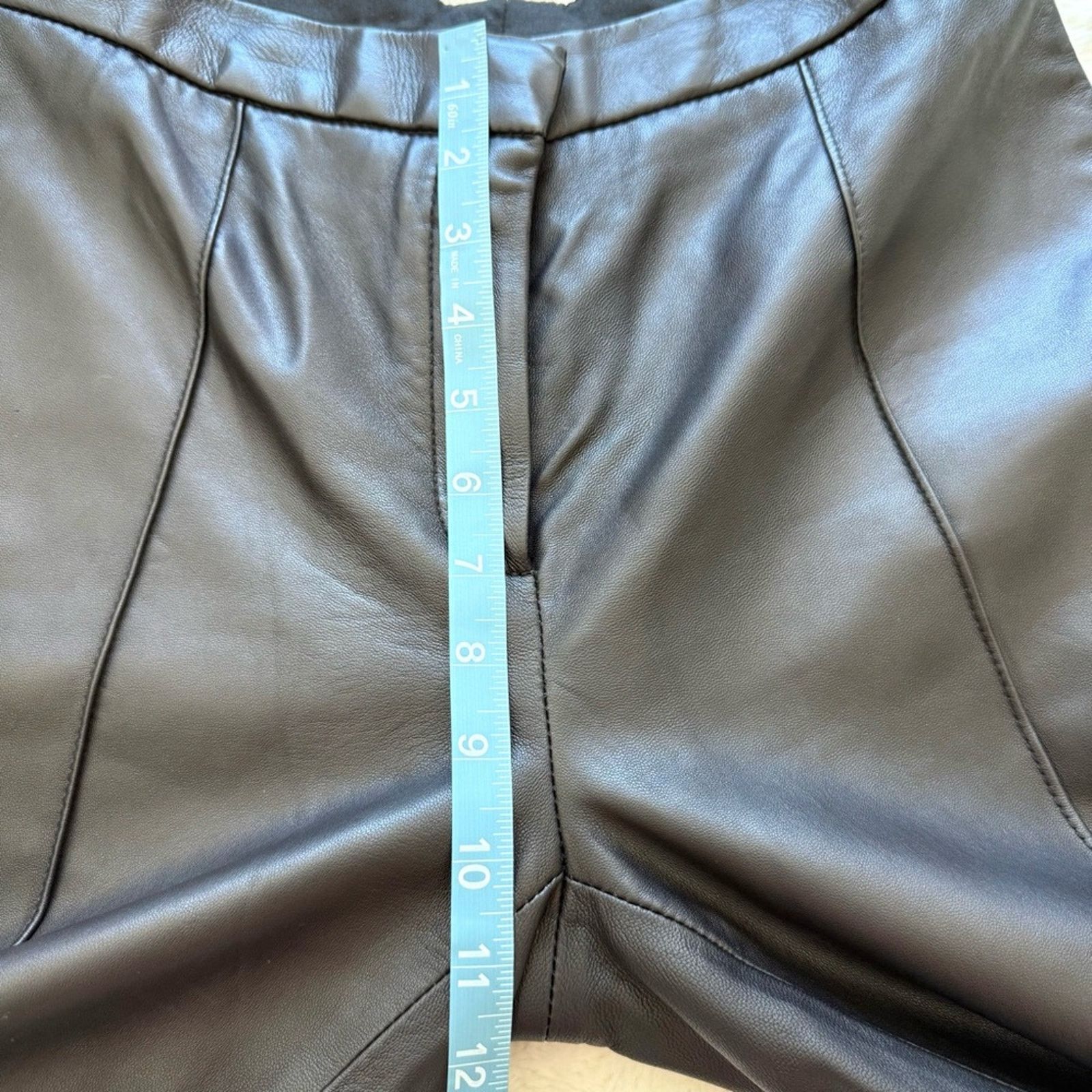 Iro IRO women leather pants size 38 FR or 6 US Retail 850$ Size 28" / US 6 / IT 42 - 7 Thumbnail