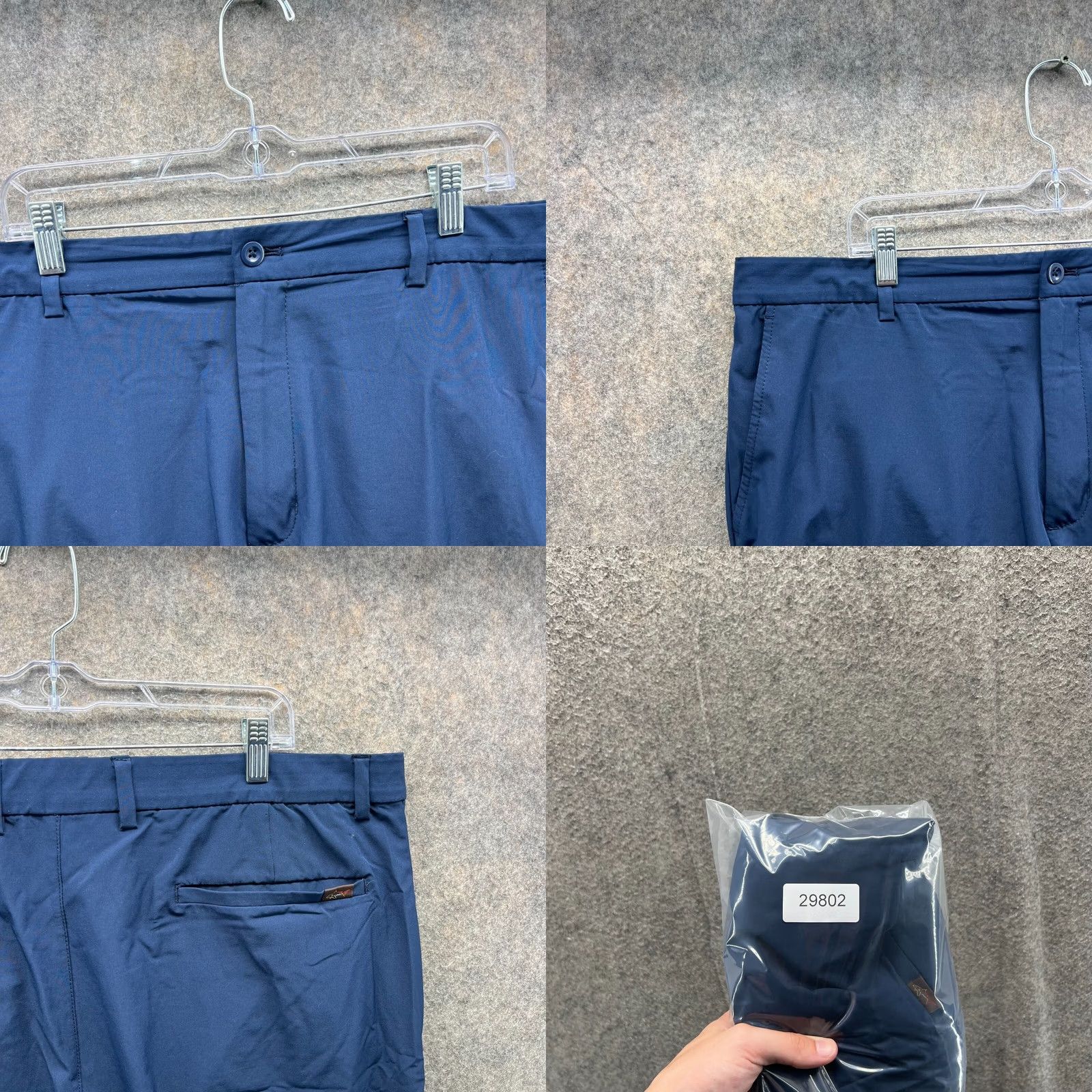 Vintage VINTAGE Greg Norman Shorts Mens 38 Blue Navy Chino Flat Front Golf Golfer Stretch Soft Shirt Size US 38 / EU 54 - 8 Thumbnail