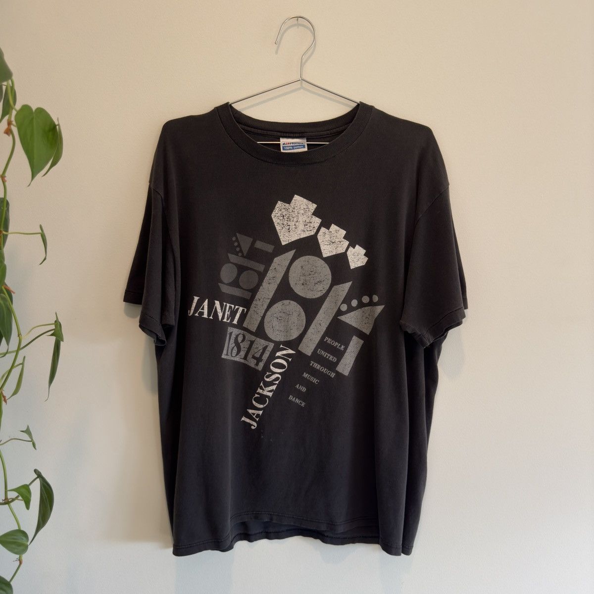 Band Tees × Vintage 1990 Janet Jackson Rhythm Nation World Tour T-shirt Size US XL / EU 56 / 4 - 2 Thumbnail