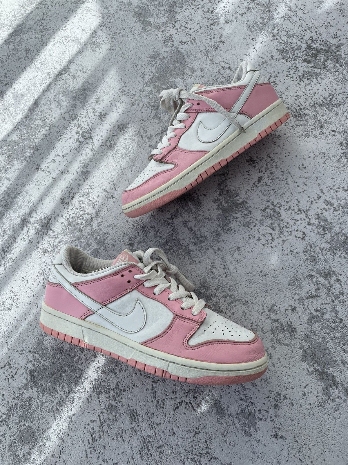 Nike × Vintage Vintage Nike Dunk 2005 Pink Leather Shoes Size US 7.5 / IT 37.5 - 1 Thumbnail