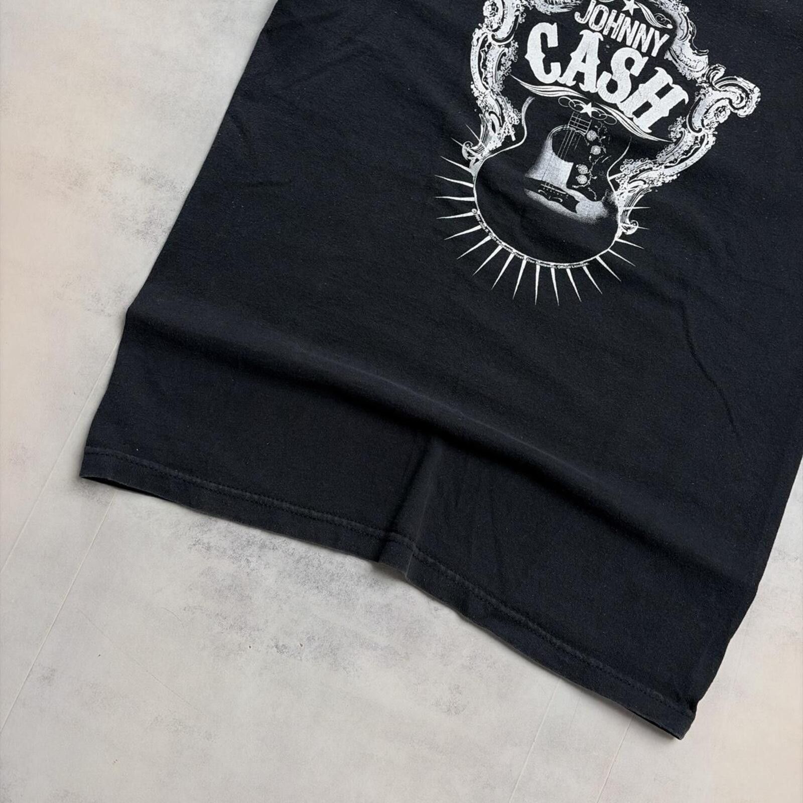 Other Vintage Johnny Cash Grunge Western Band T-Shirt Size US M / EU 48-50 / 2 - 4 Thumbnail