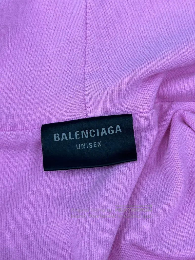 Balenciaga Balenciaga Pink letter logo sweater coat long sleeve top Size US S / EU 44-46 / 1 - 4 Thumbnail