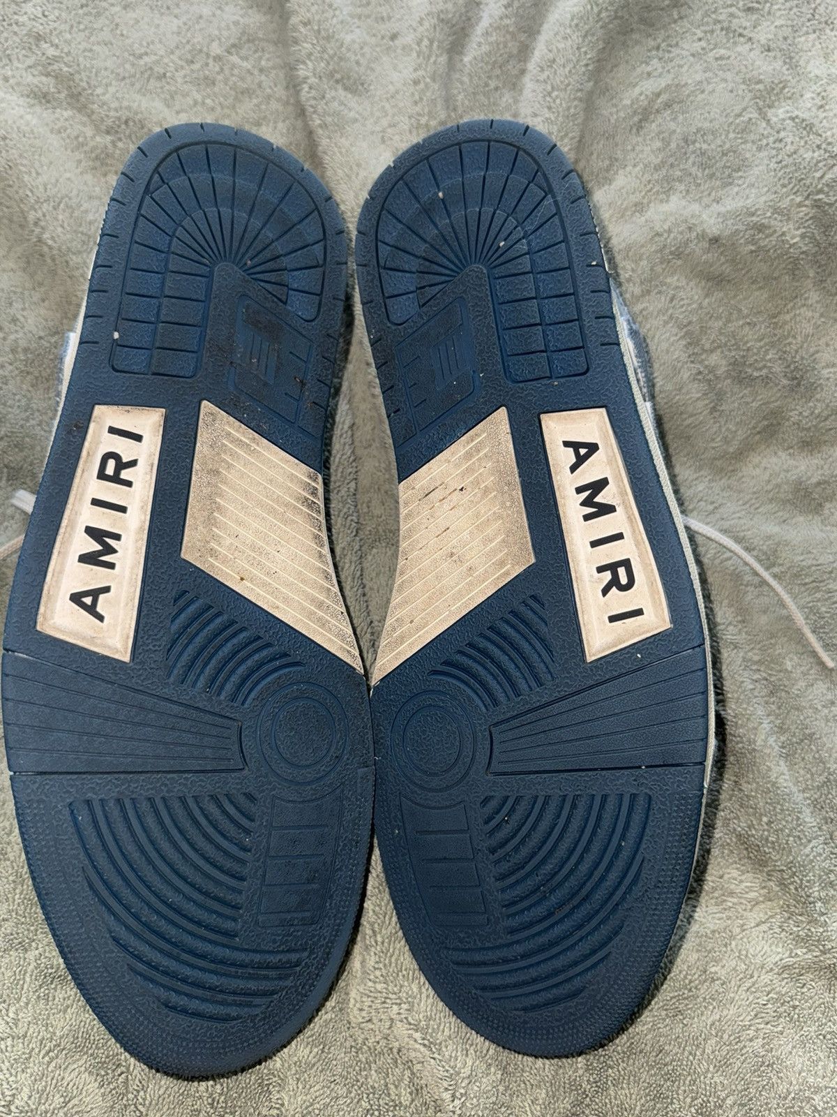 Amiri Amiri Low Top Denim Sneakers Size US 13 / EU 46 - 5 Thumbnail