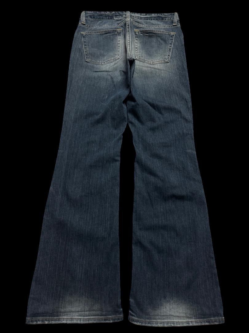 Vintage FLARED 90’S Style Gap Mudwash Distressed Flare Denim Jean Size US 30 / EU 46 - 13 Thumbnail