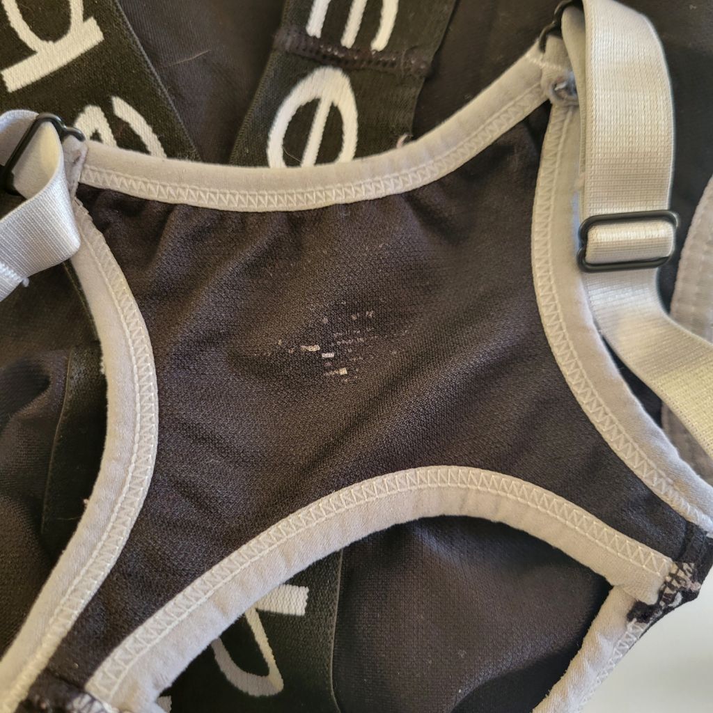 Bebe Bebe Y2K logo 2 tone sports bra black Heather gray size XS/S Size ONE SIZE - 5 Thumbnail