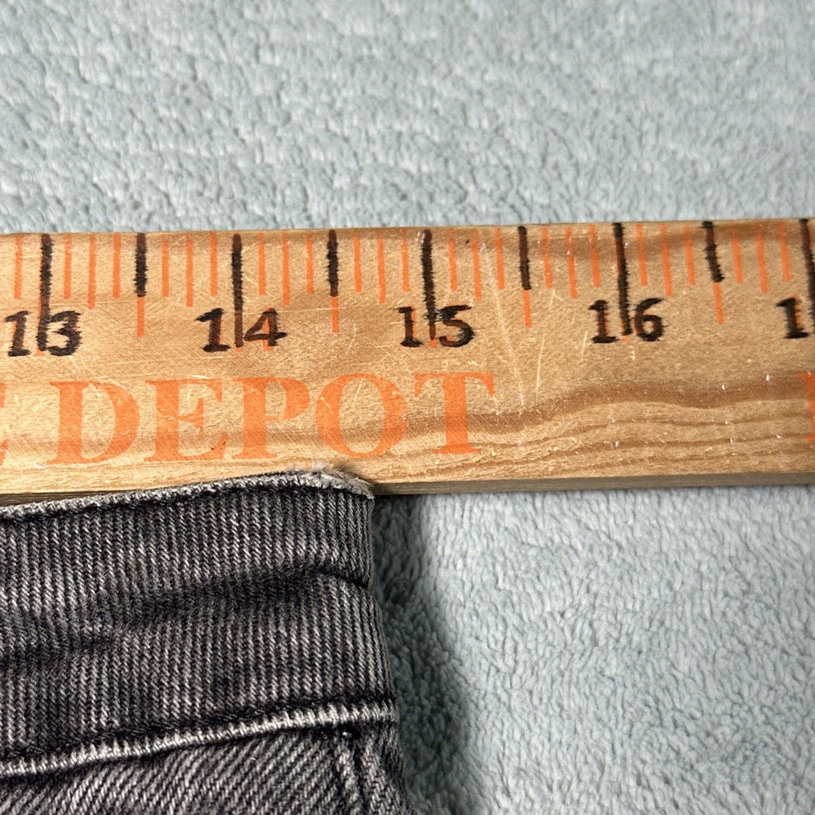 Asos Y2K 2000s Custom Beyond Baggy Jeans Womens 28x24 Raw Hems Size 28" / US 6 / IT 42 - 21 Thumbnail