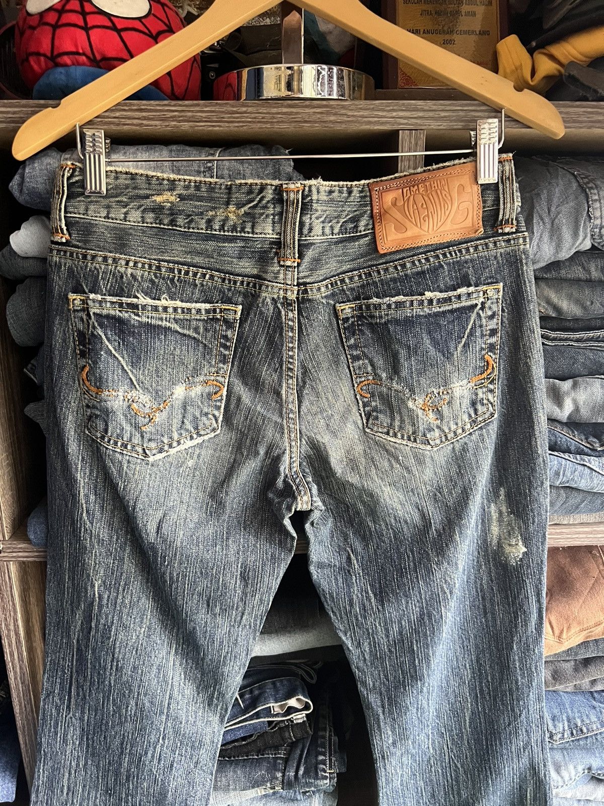 Edwin 🔥Something Edwin Vienus Bliss Distressed Denim Size 30" / US 8 / IT 44 - 14 Thumbnail