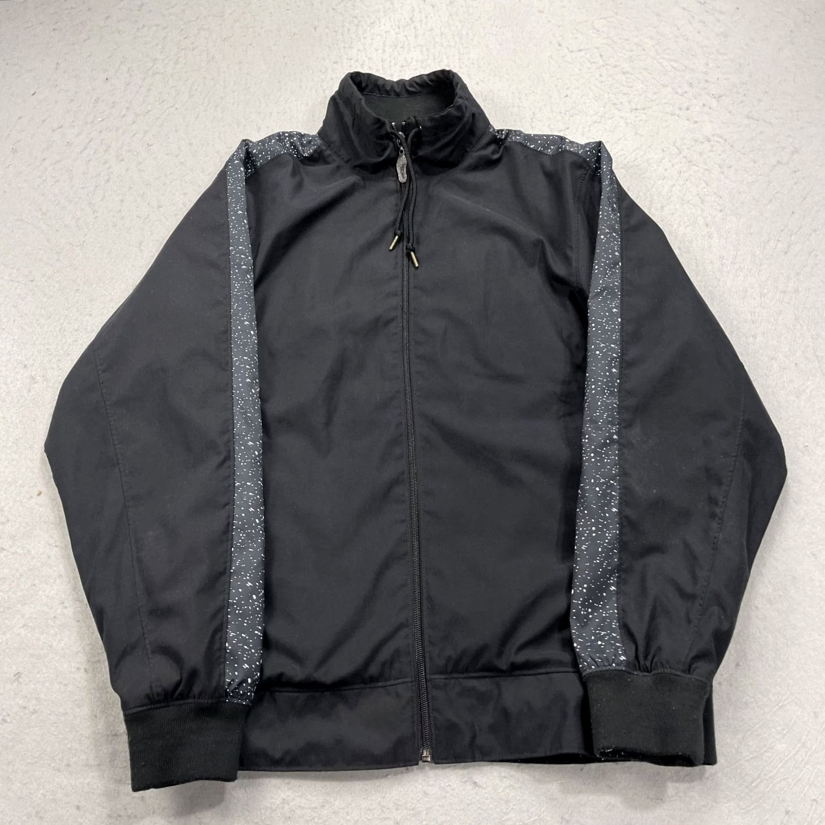 Jordan Brand VINTAGE Jordan Jacket Mens M Black Cement Windbreaker Full Zip Basketball Size US M / EU 48-50 / 2 - 2 Thumbnail