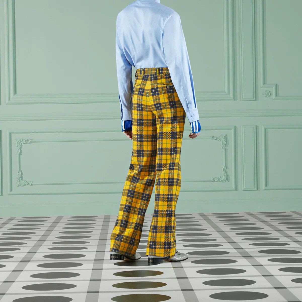 Gucci Gucci Straight-Leg Checked Tartan Cotton Trousers 44 Size US 44 / EU 60 - 12 Thumbnail