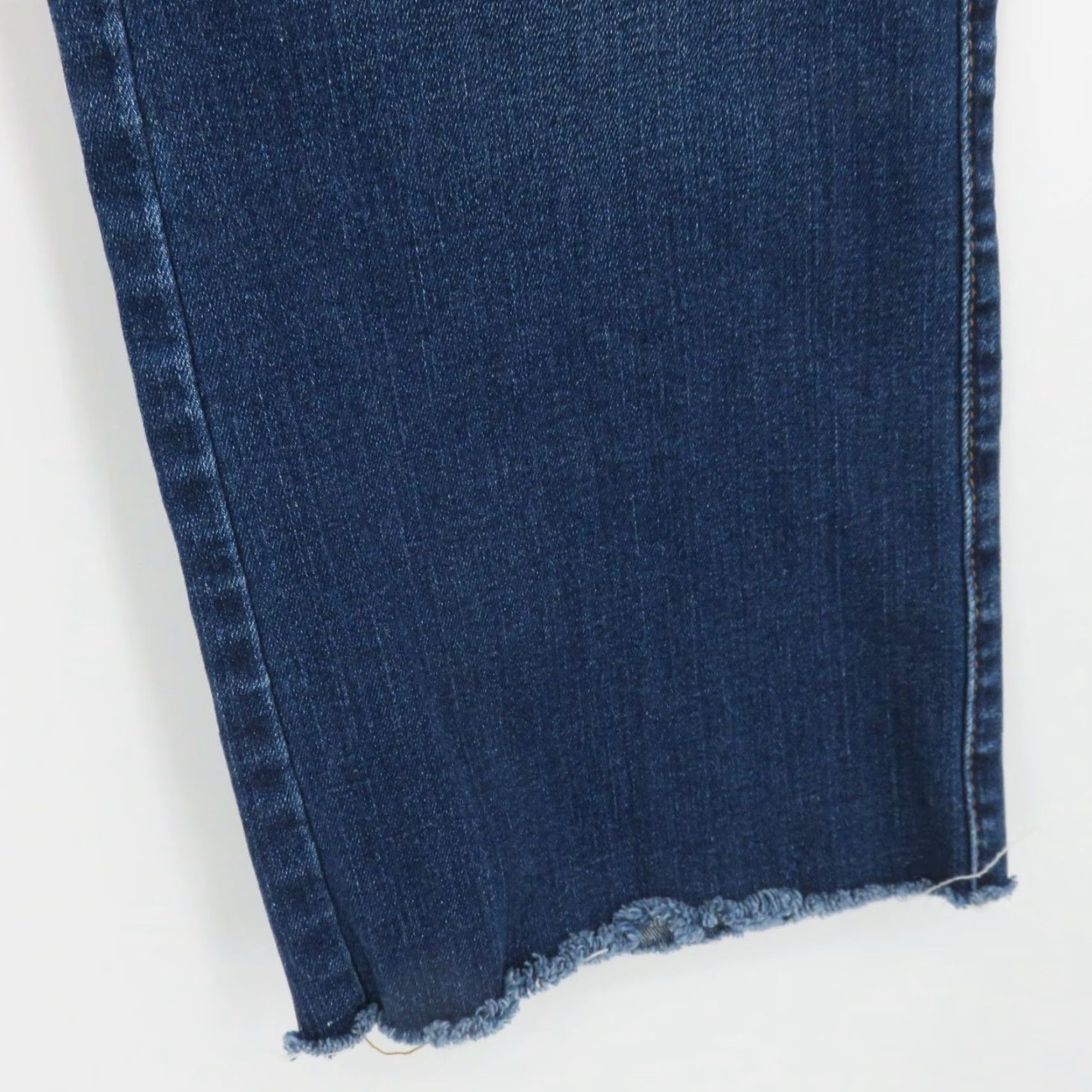Vintage Cookie Johnson Women Jeans 31 Blue Denim 5-Pocket Straight Mid Rise Cotton Blend Vintage? No. Size 24" / US 00 / IT 34 - 3 Thumbnail