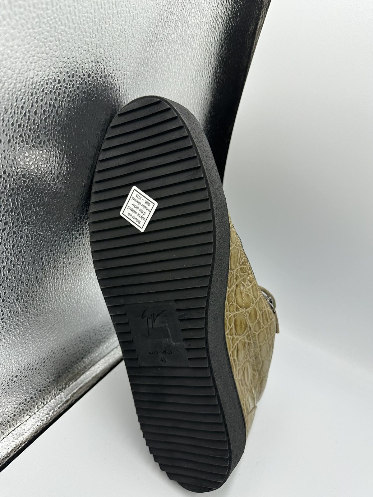 Giuseppe Zanotti Giuseppe Zanotti Animal Print Sneaker Size US 13 / EU 46 - 7 Thumbnail